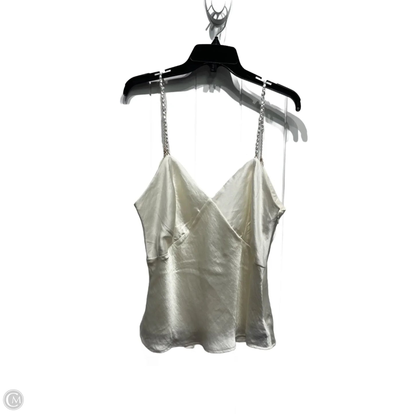 Blouse Sleeveless By Abercrombie And Fitch In White, Size: L