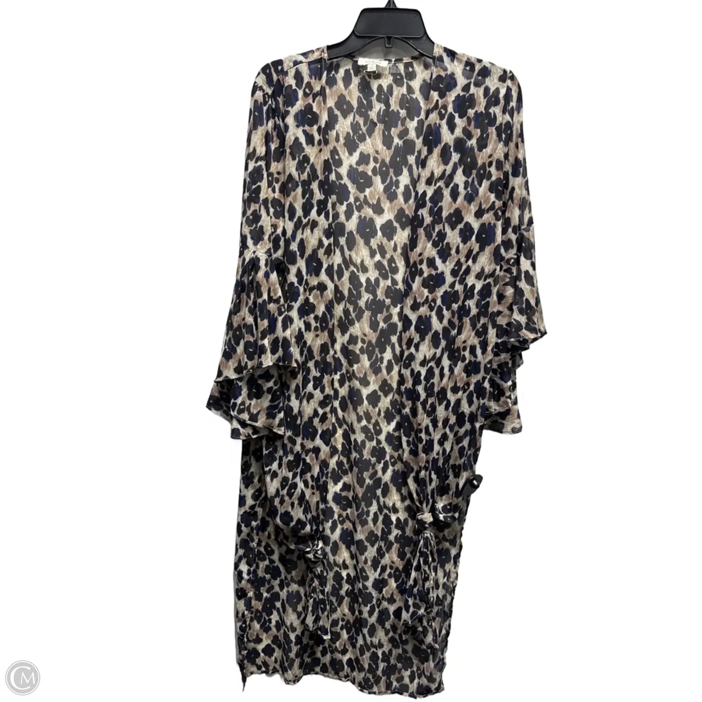 Kimono By Umgee In Blue & Tan, Size: S