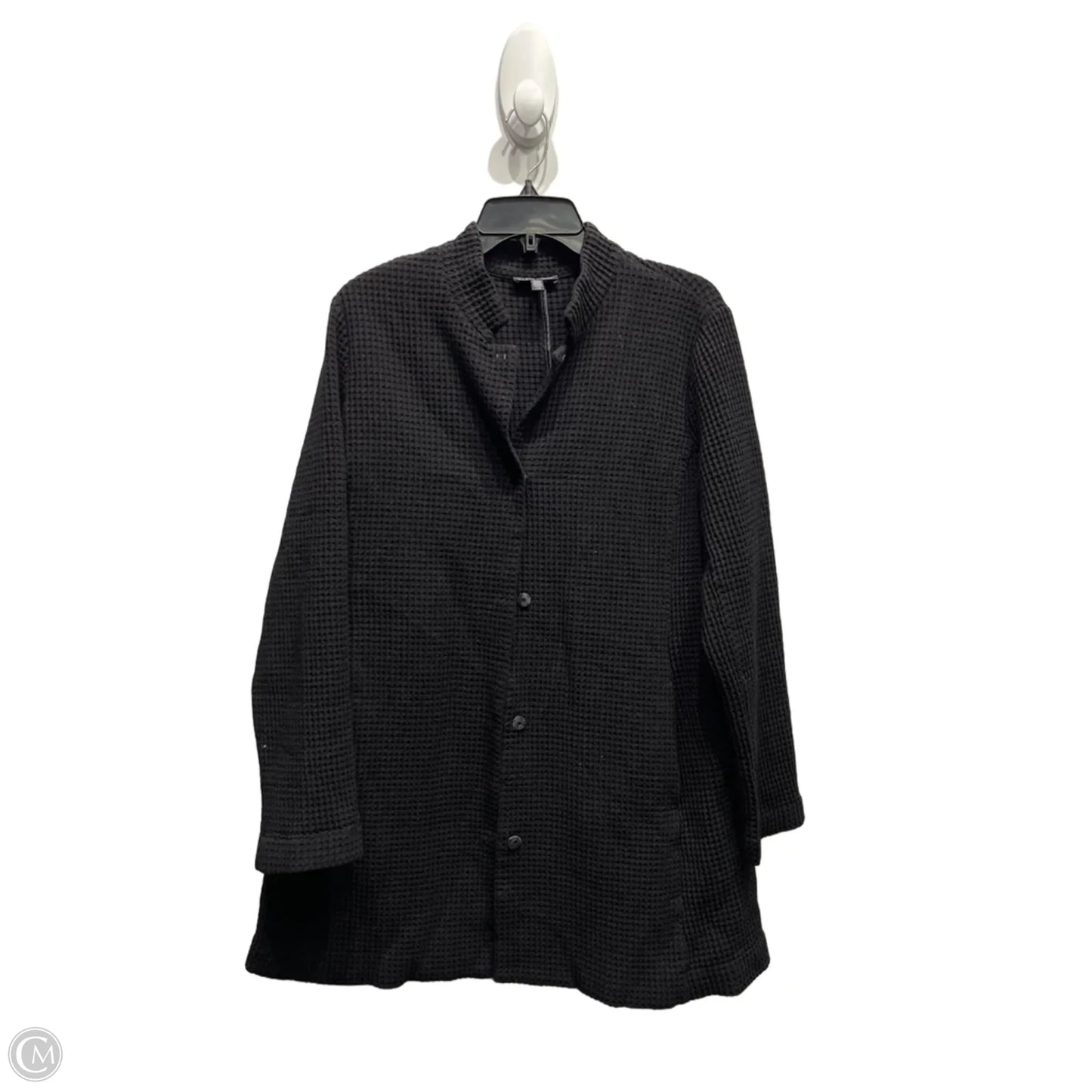 Jacket Other By Eileen Fisher In Black, Size: L