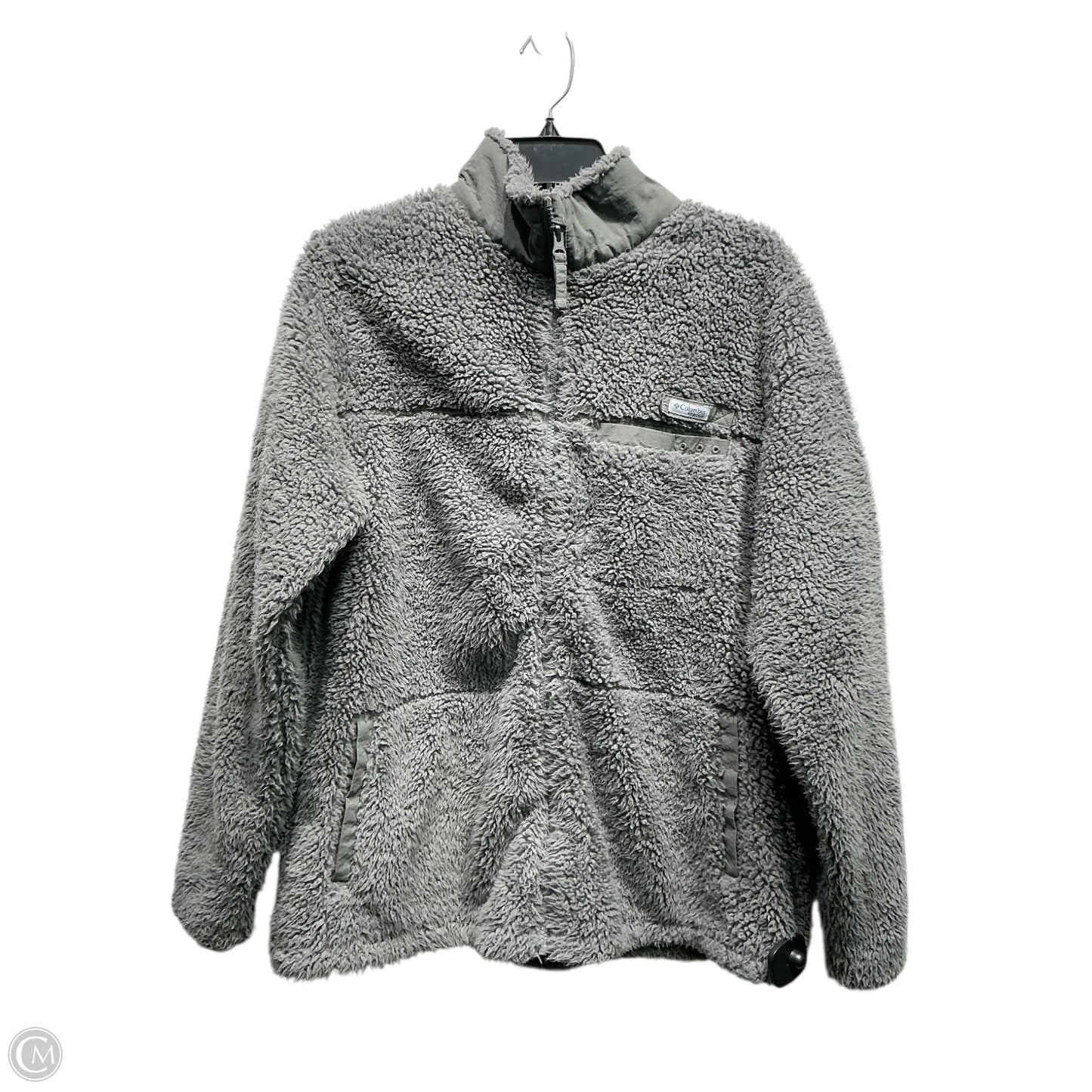 Jacket Fleece By Columbia In Grey, Size: Xl
