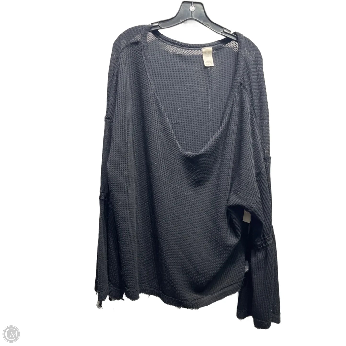 Top Long Sleeve By Free People In Black, Size: L