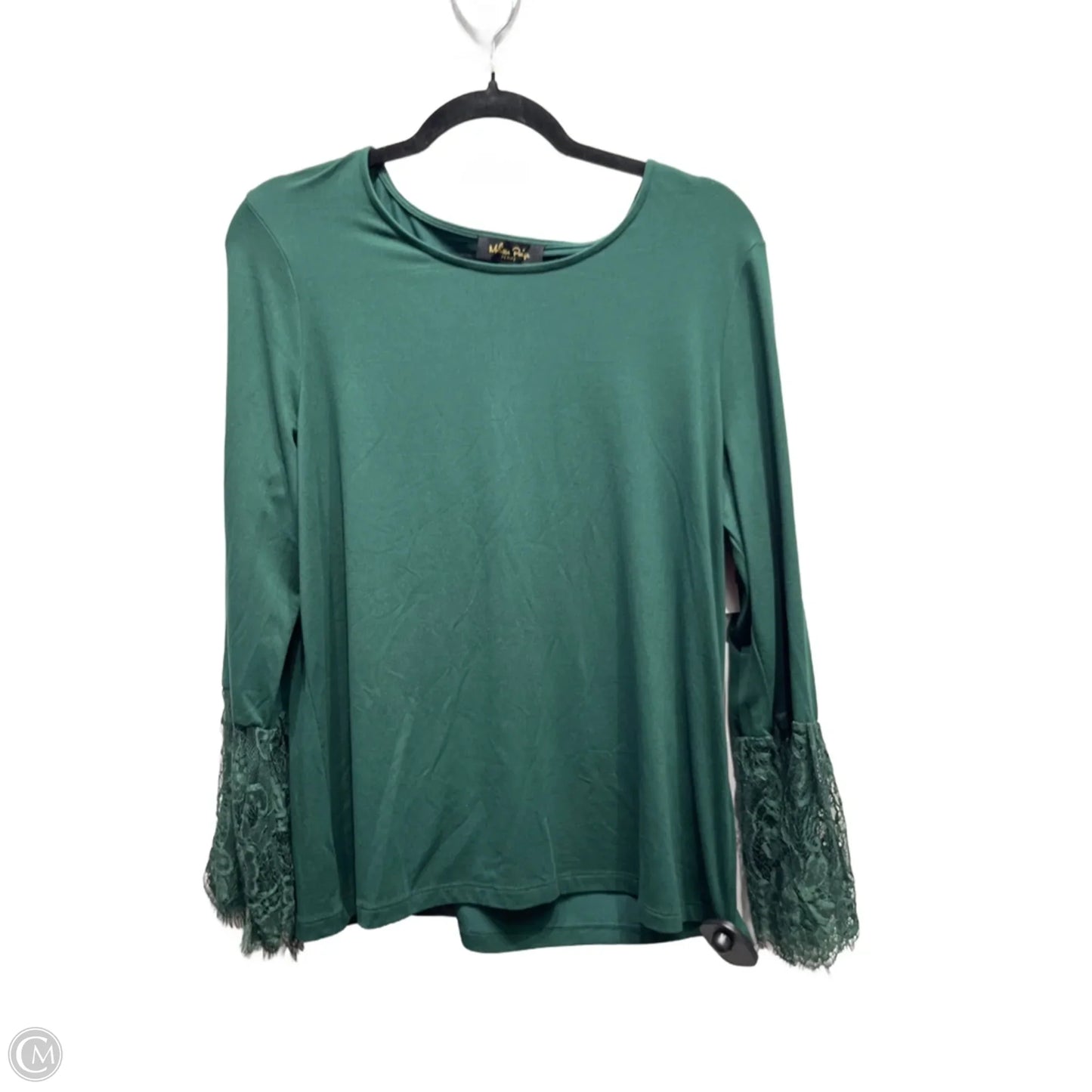 Top Long Sleeve By Melissa Paige In Green, Size: Xl