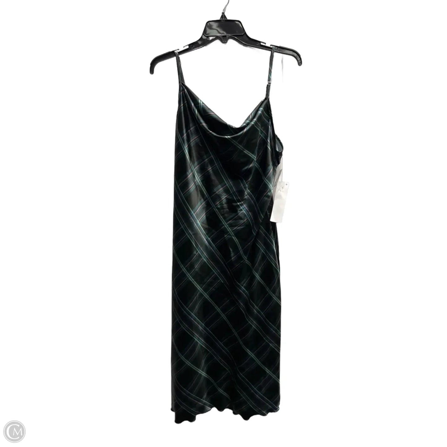 Dress Casual Midi By Bebe In Green & Orange, Size: Xl