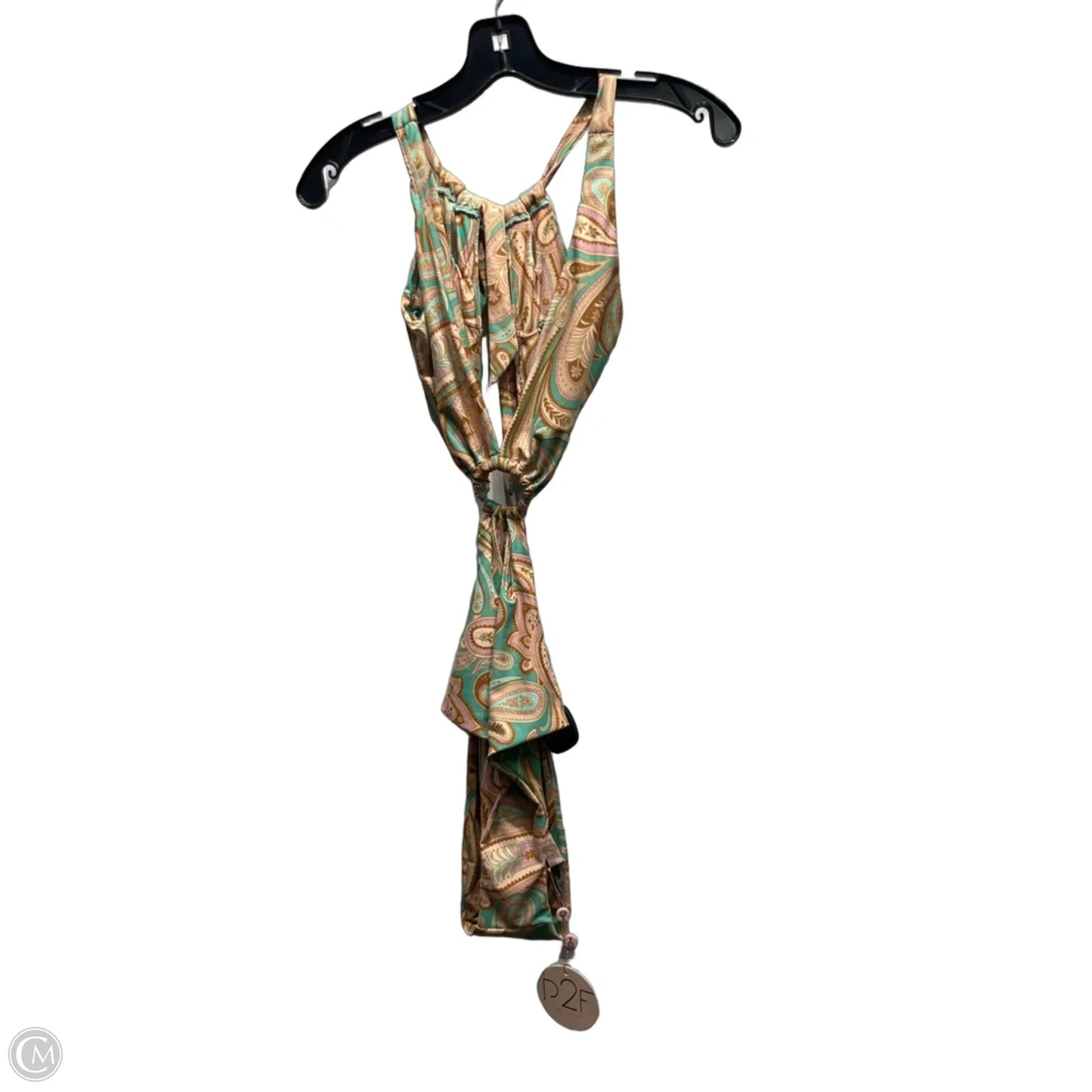 Swimsuit By FM In Green & Yellow, Size: L