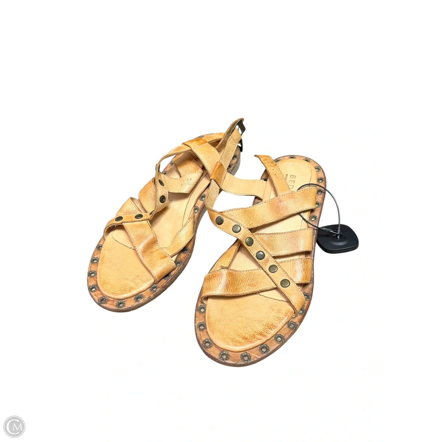 Sandals Flats By Bed Stu In Tan, Size: 8