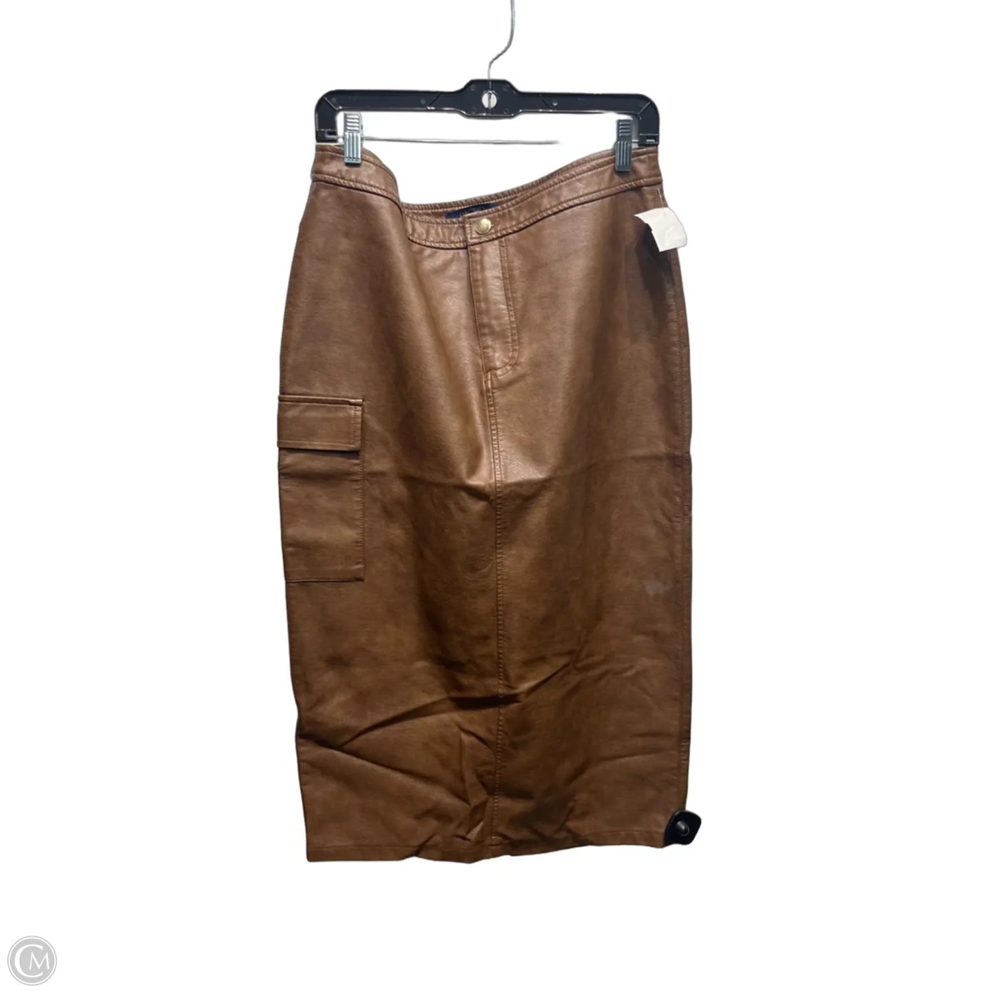 Skirt Midi By Rachel Zoe In Brown, Size: 12