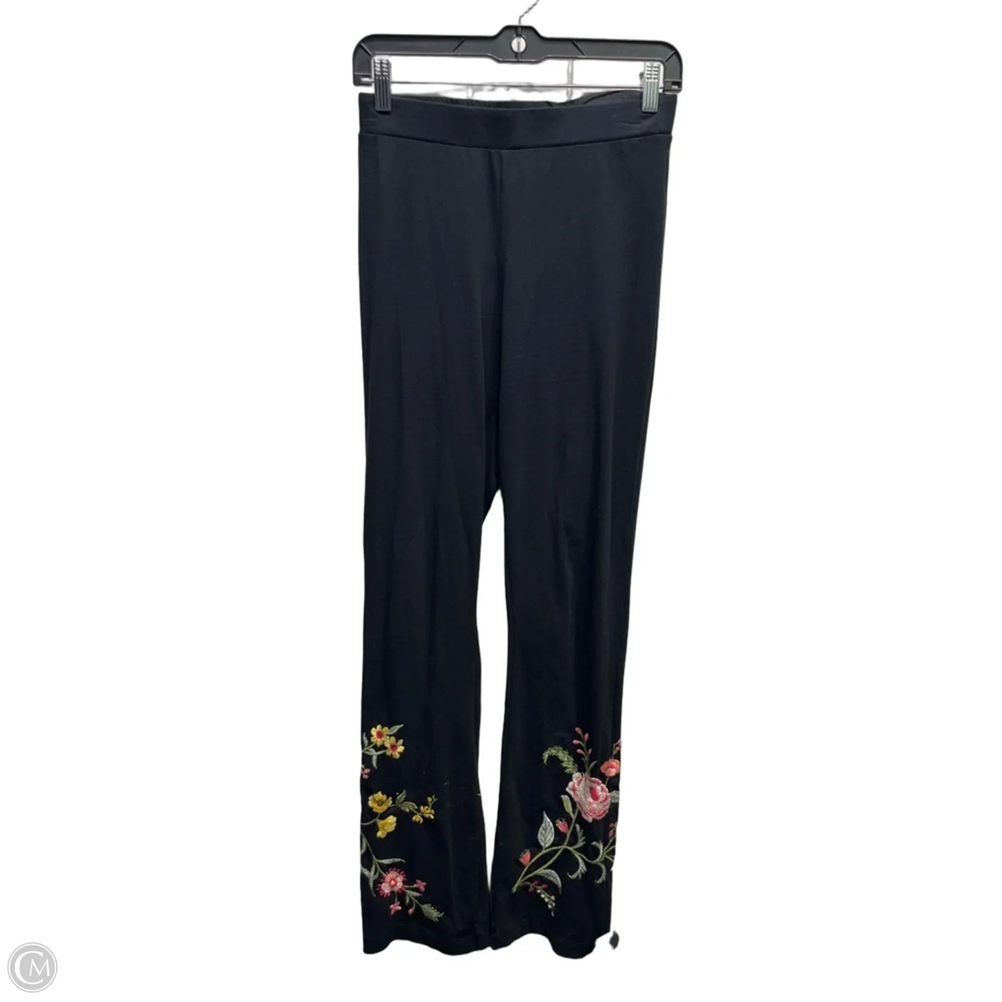Pants Wide Leg By Johnny Was In Black & Red, Size: Xs