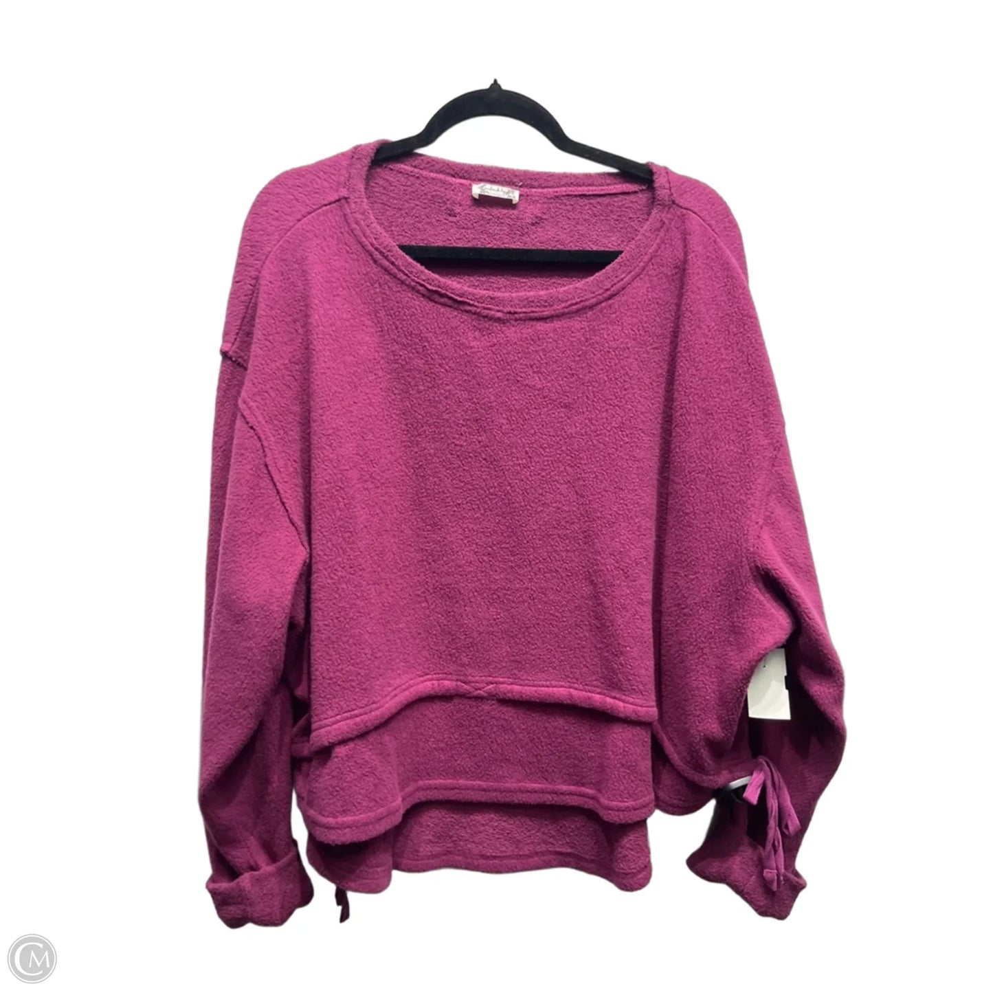 Top Long Sleeve By Free People In Purple, Size: M