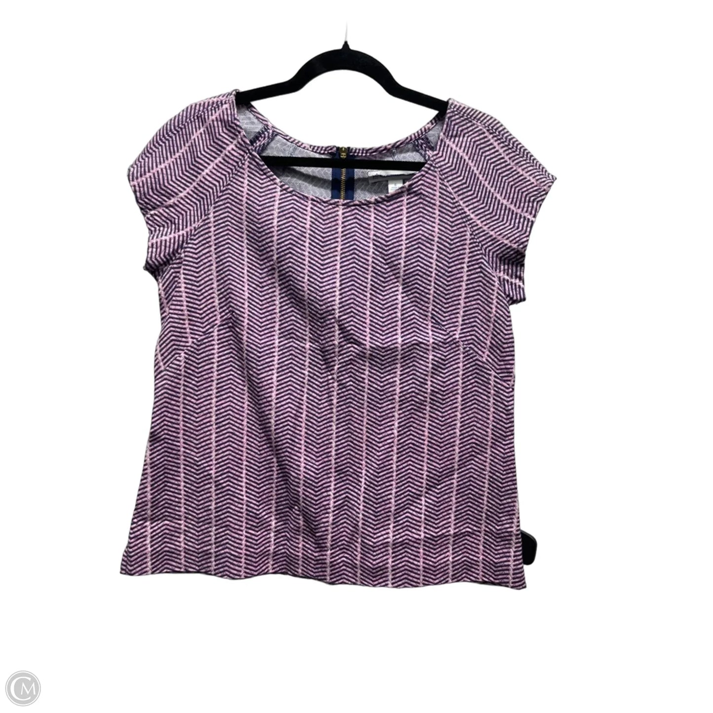 Top Short Sleeve By Southern Tide In Blue & Pink, Size: 6
