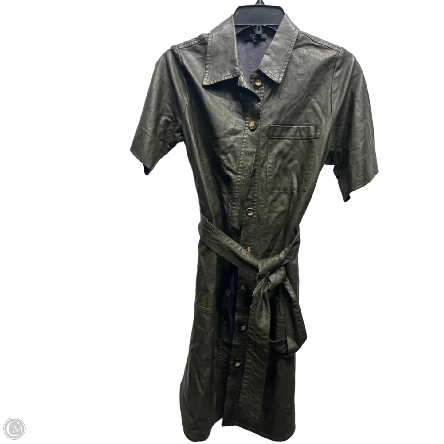 Dress Work By Frnch In Green, Size: Xs