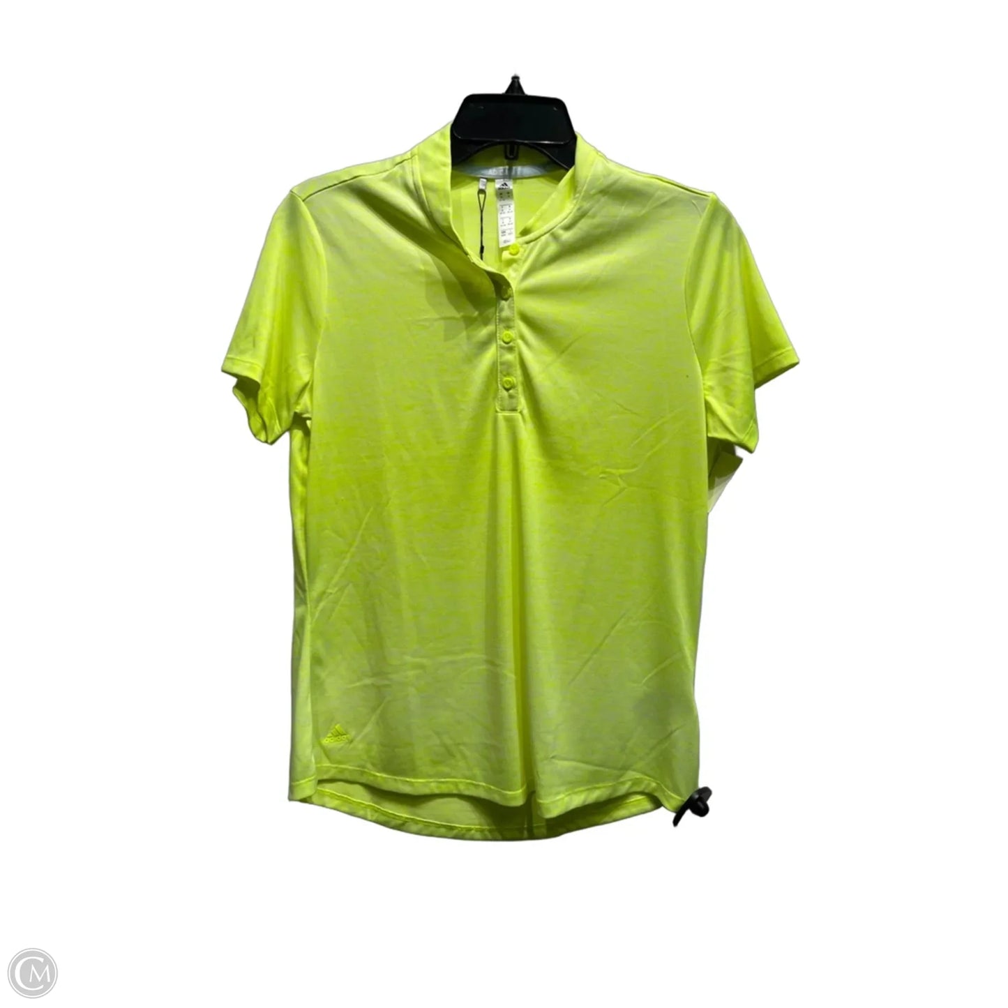 Athletic Top Short Sleeve By Adidas In Ombre Print, Size: M