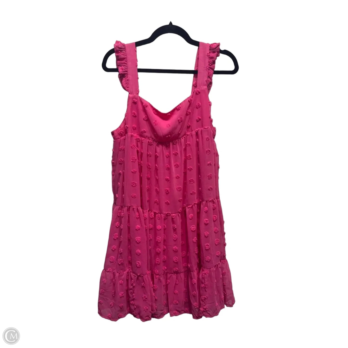 Dress Casual Short By Impressions In Pink, Size: L