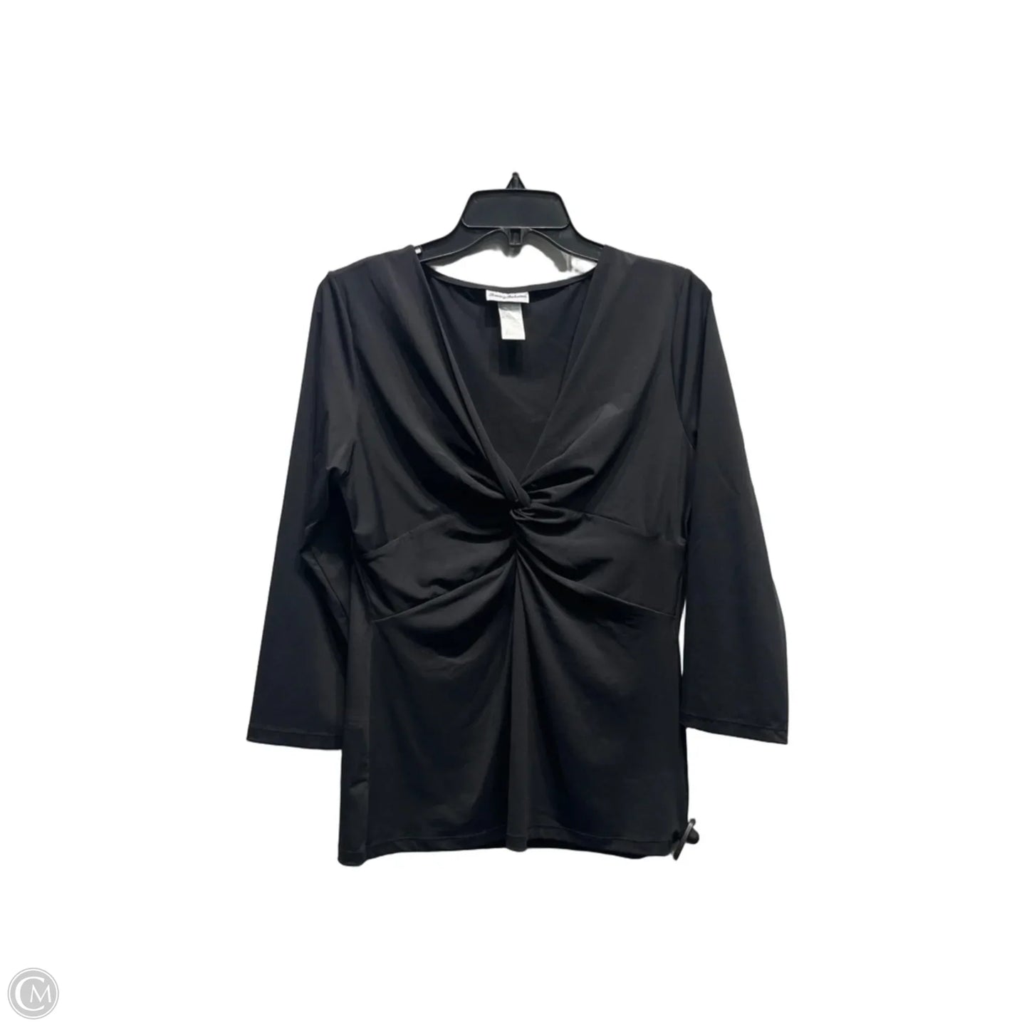Top Long Sleeve By Tommy BAHAMA In Black, Size: L