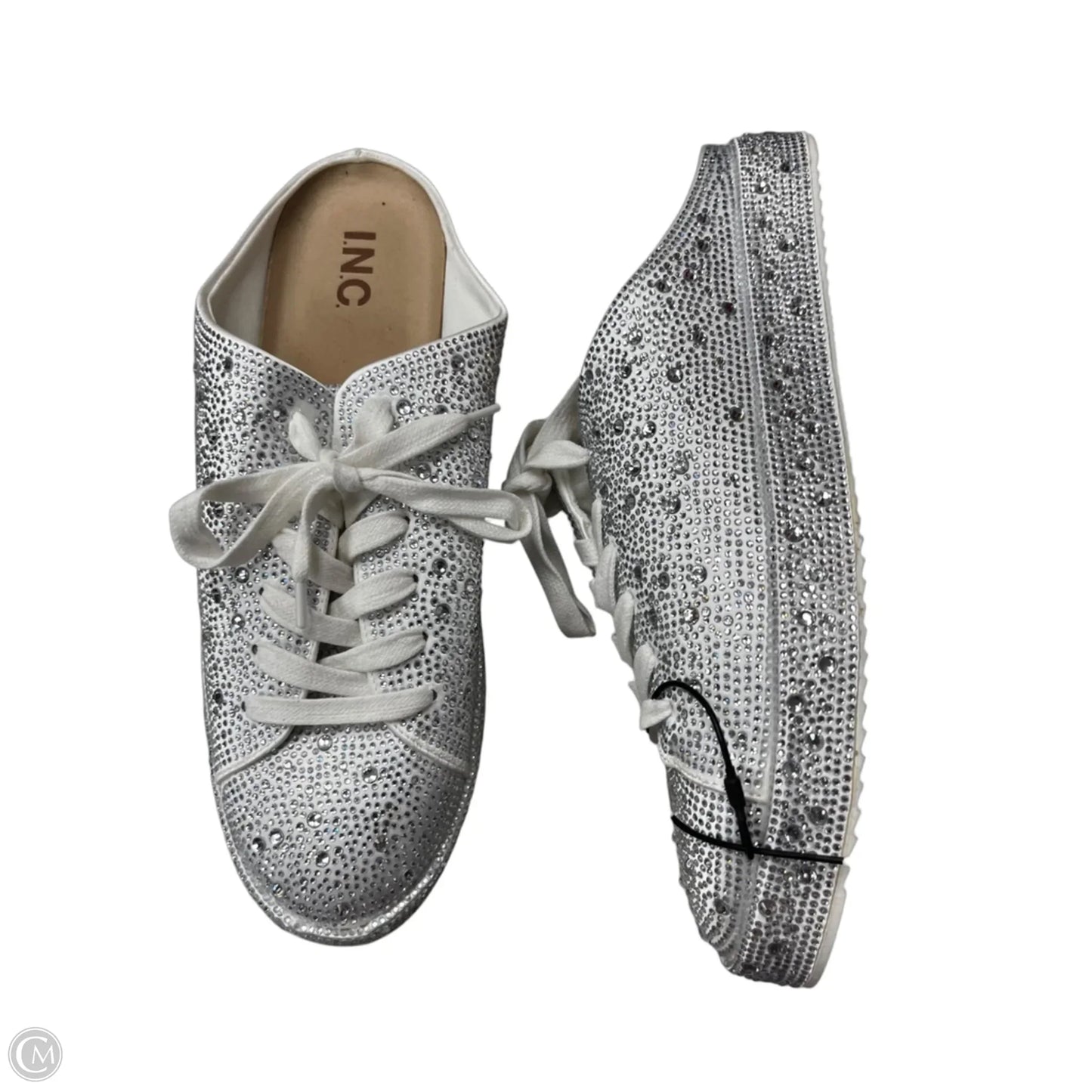 Shoes Sneakers By Inc In Silver, Size: 10