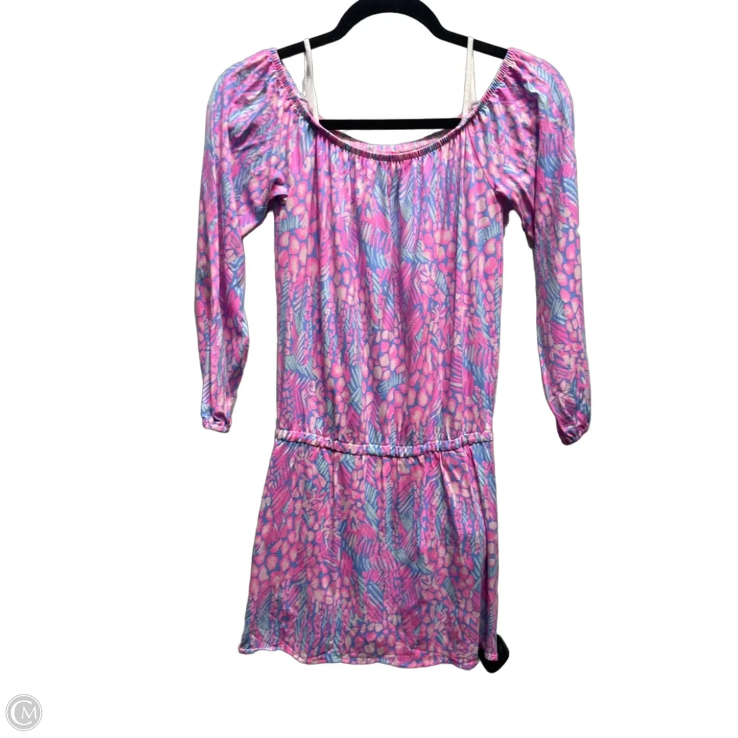 Romper Designer By Lilly Pulitzer In Blue & Pink, Size: Xs