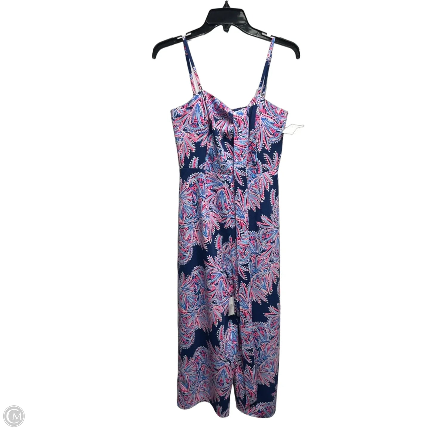 Jumpsuit Designer By Lilly Pulitzer In Blue & Pink, Size: 2