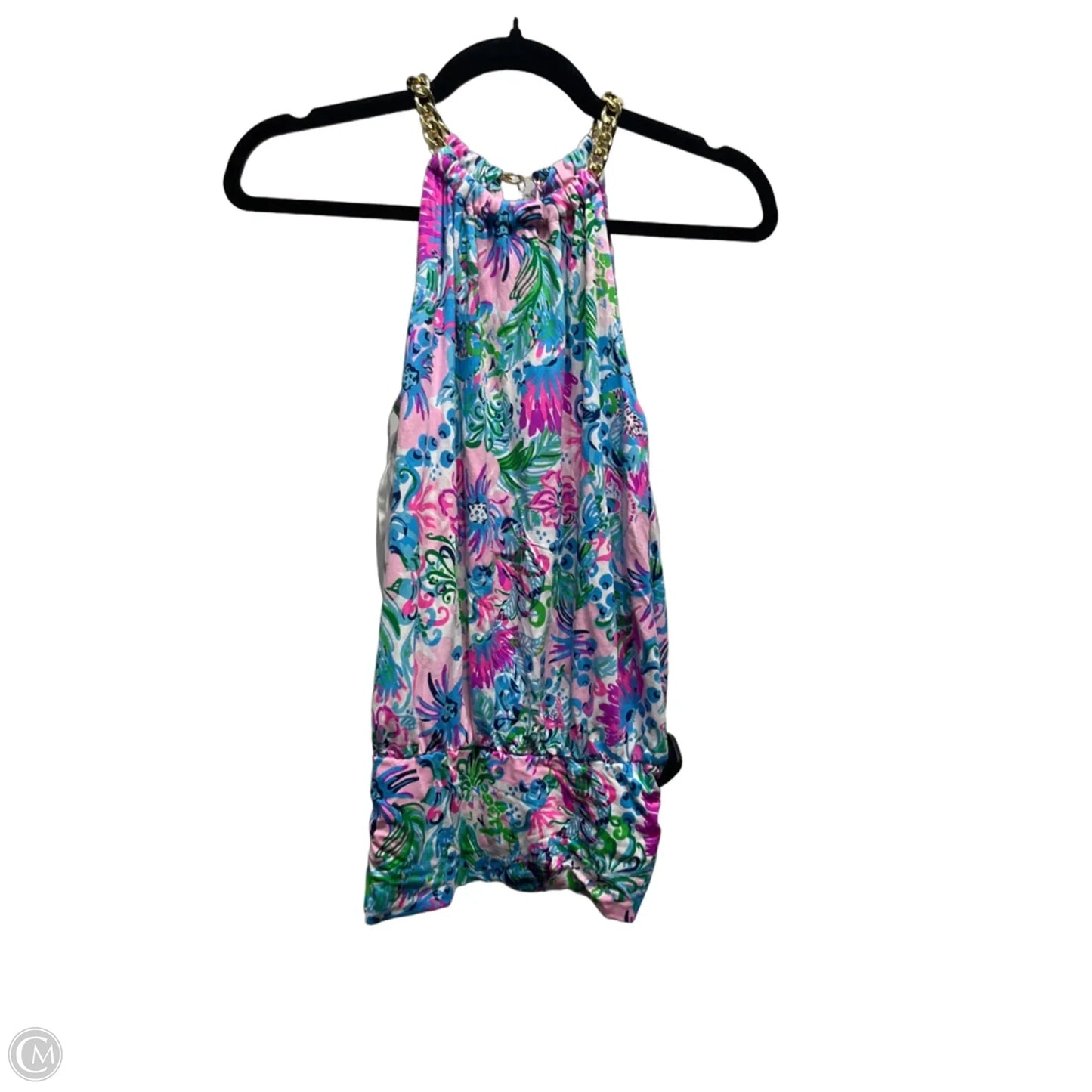 Top Sleeveless By Lilly Pulitzer In Blue & Pink, Size: Xxs