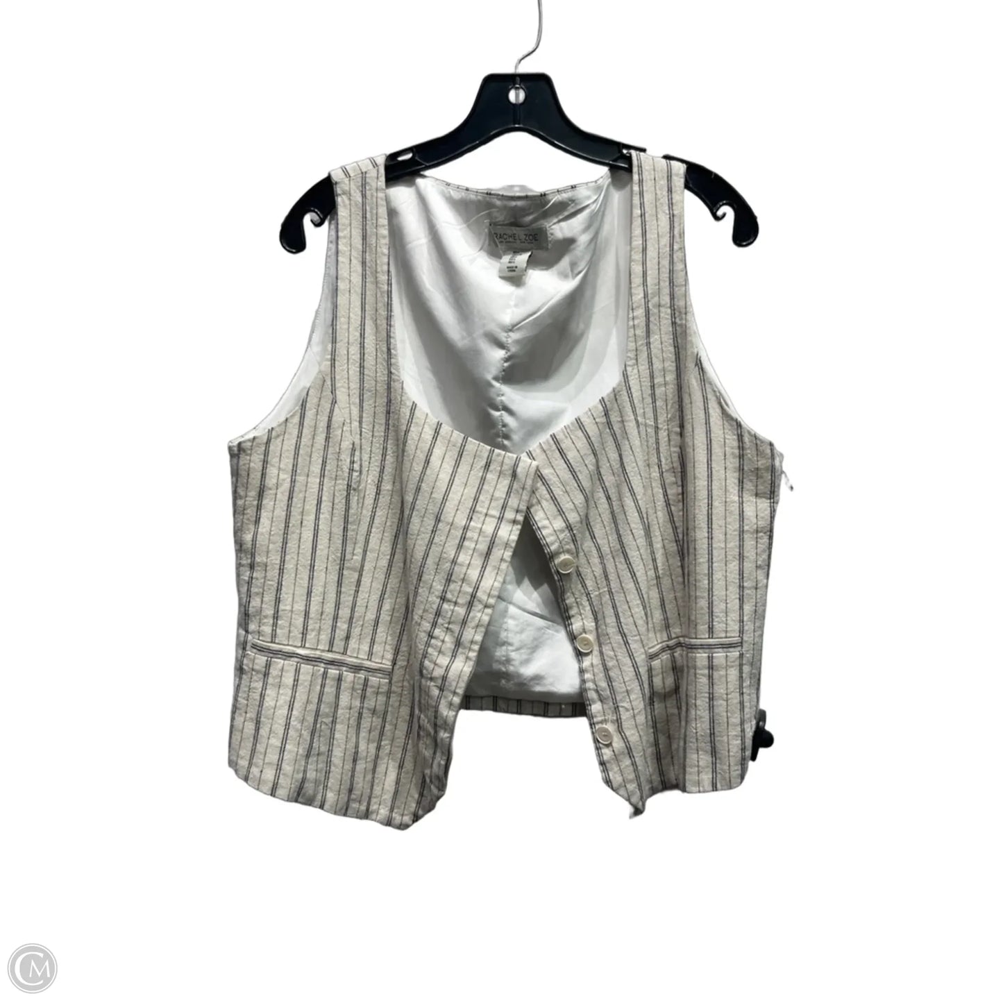 Vest Other By Rachel Zoe In Black & Tan, Size: L