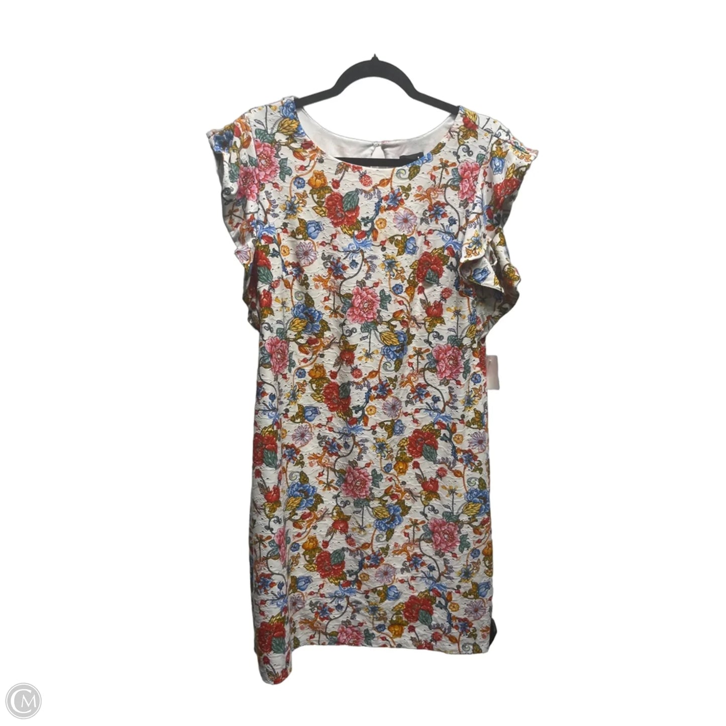 Dress Work By Eci In Orange & White, Size: 12