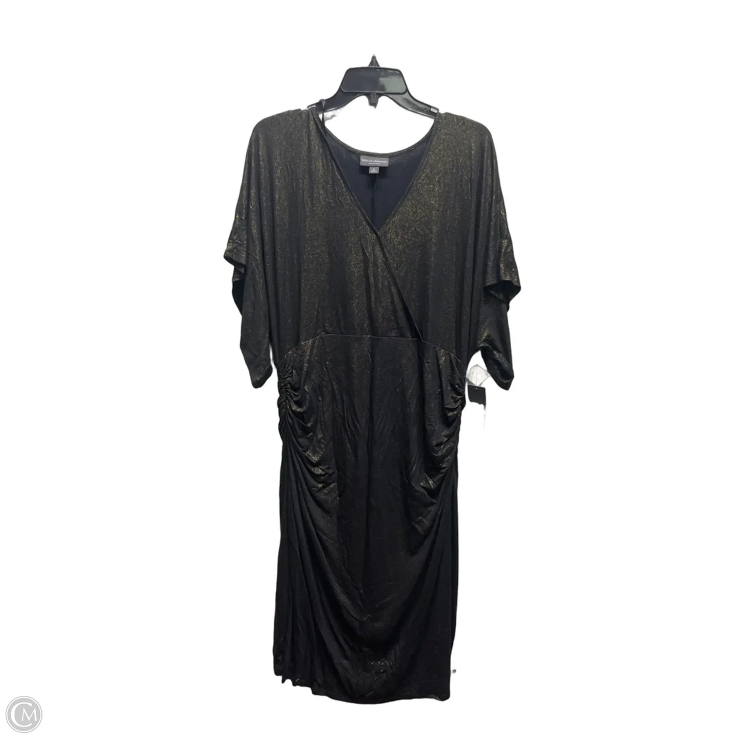Dress Work By Bold Elements In Black & Gold, Size: Xl