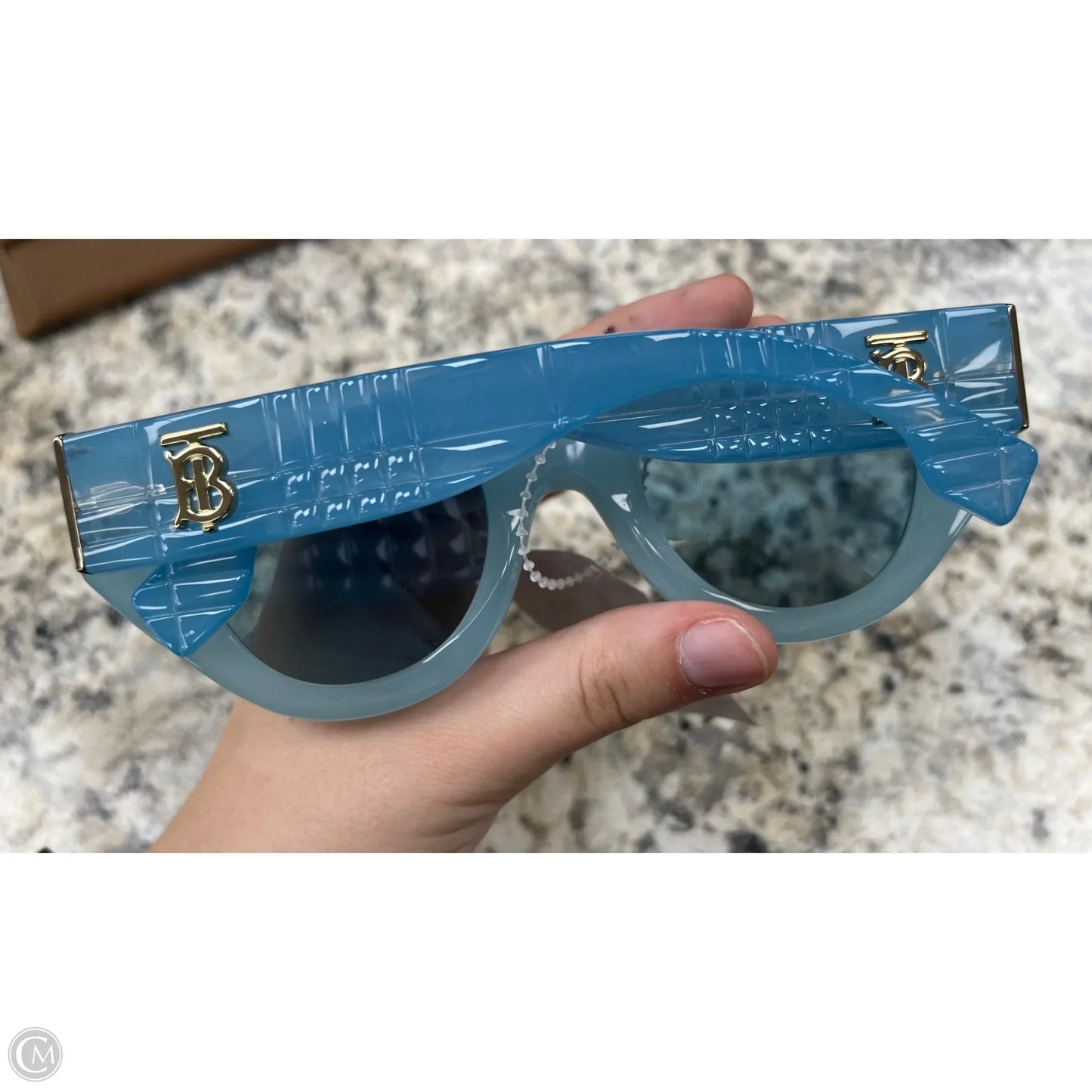 Sunglasses Luxury Designer By Burberry, Size: