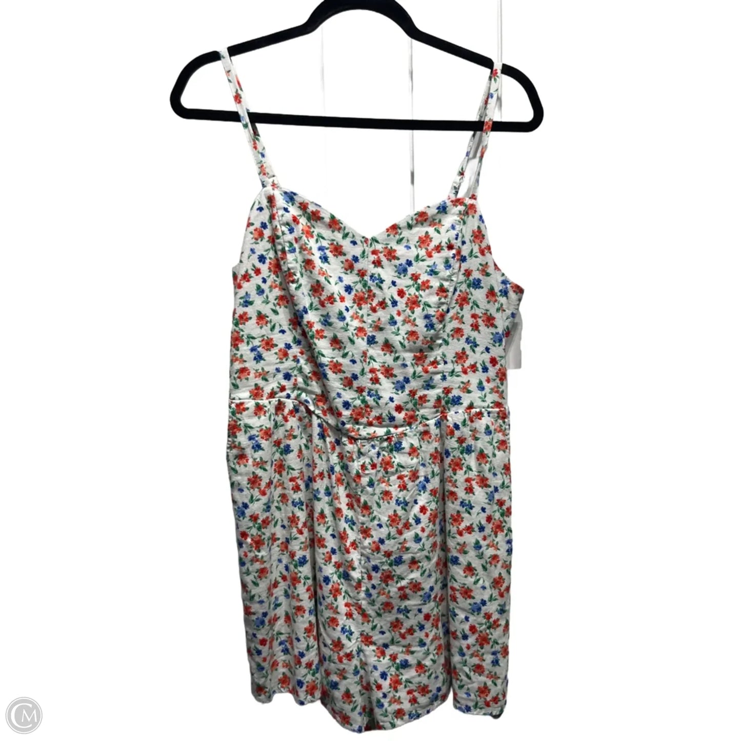 Dress Casual Short By Old Navy In Blue & Red, Size: L