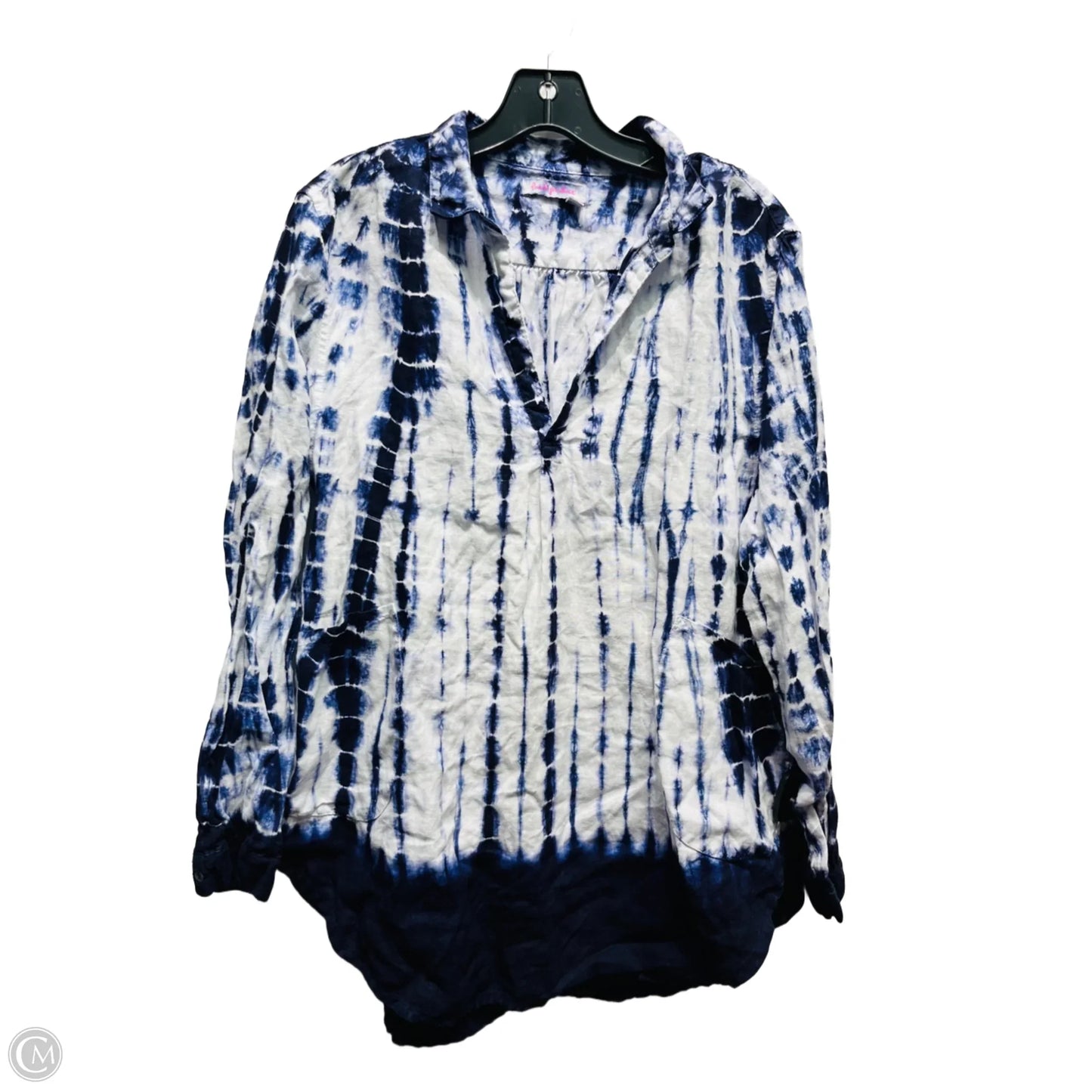 Top Long Sleeve By Fresh Produce In Blue, Size: S