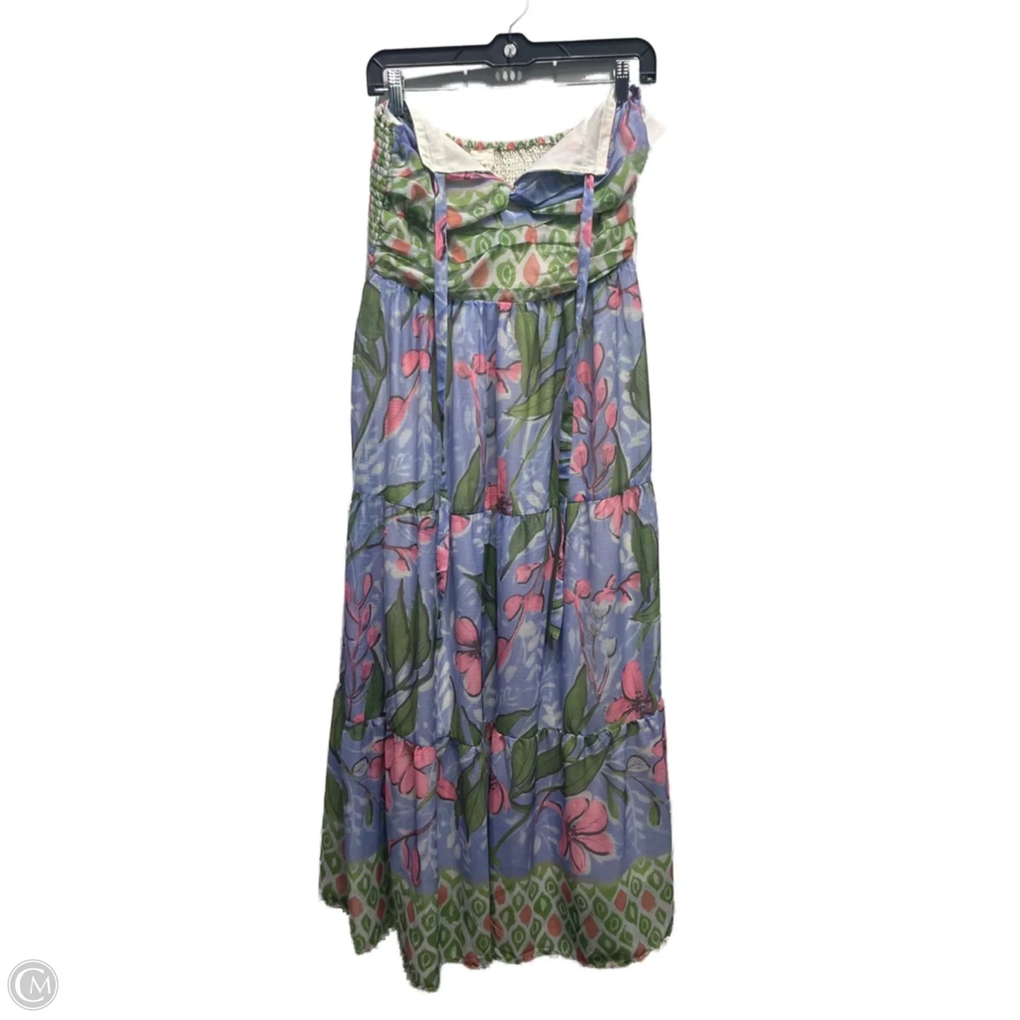 Dress Casual Maxi By Umgee In Green & Purple, Size: L