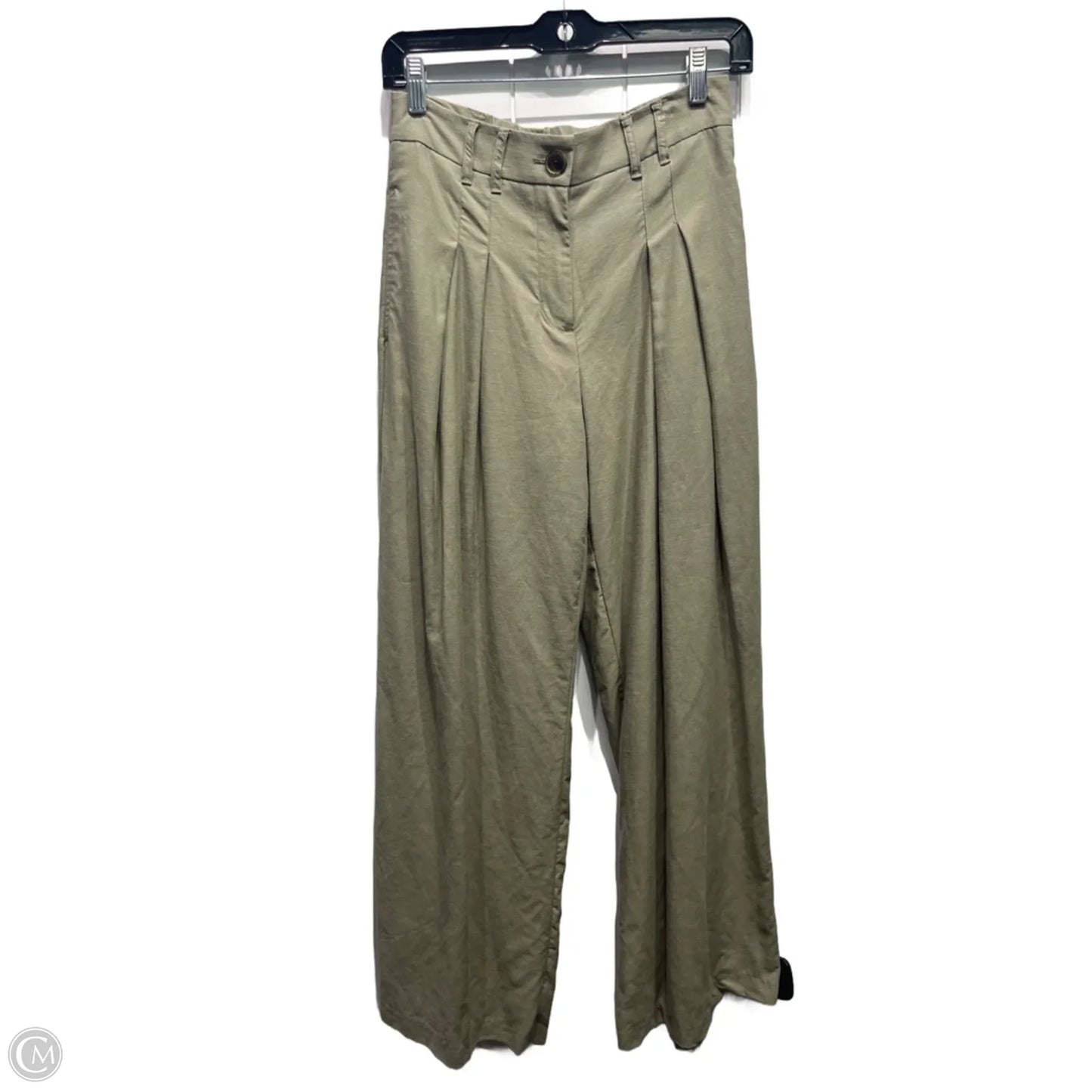 Pants Wide Leg By Nine West Apparel In Green, Size: S