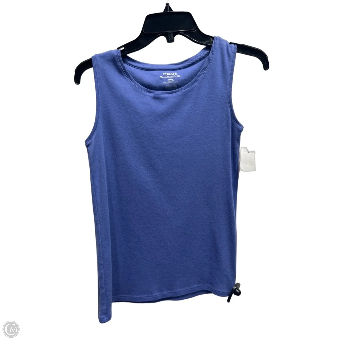Top Sleeveless Basic By Chicos In Blue, Size: Xxs