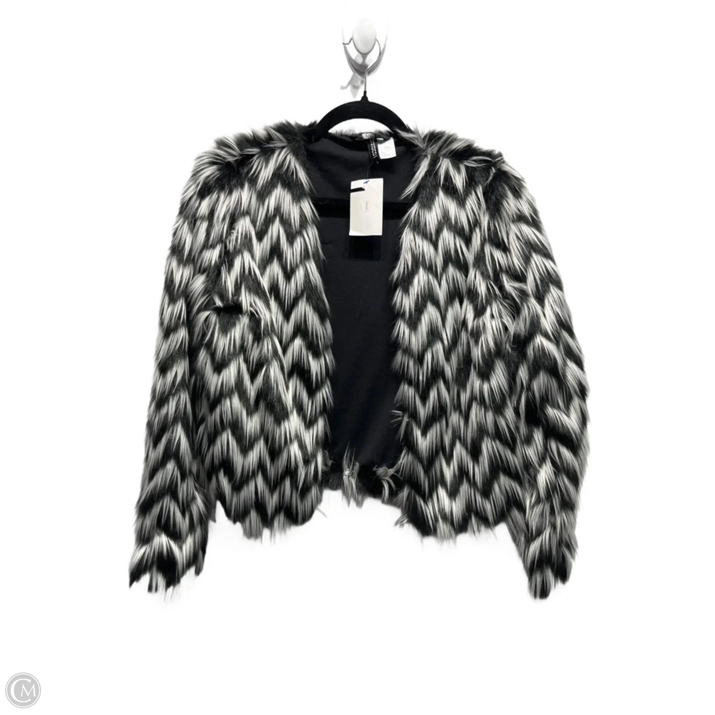 Blazer By H&m In Black & White, Size: 6