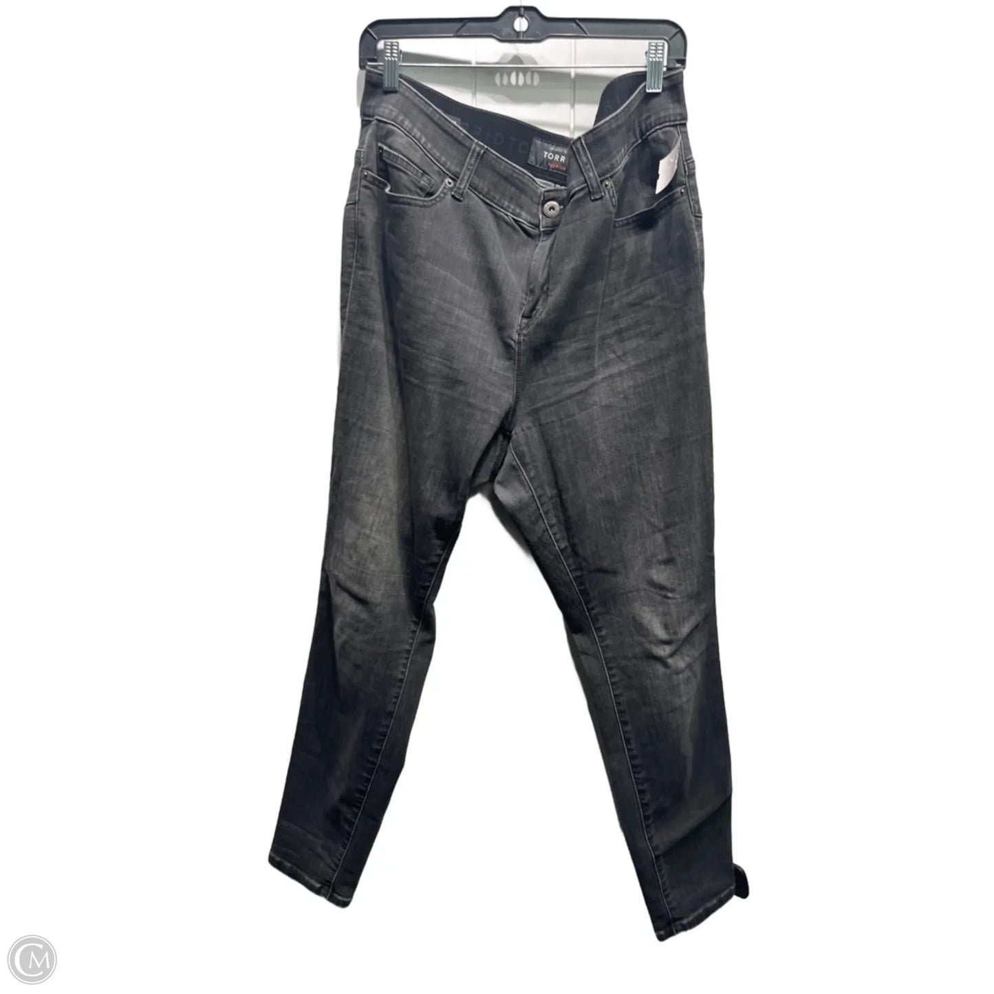 Jeans Skinny By Torrid In Grey Denim, Size: 18