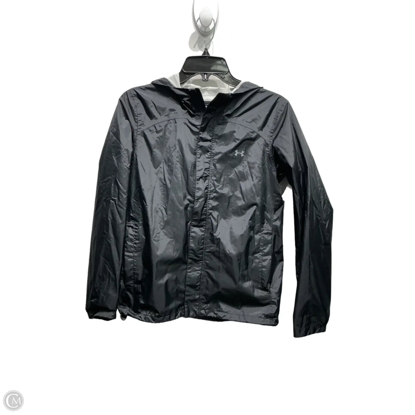 Athletic Jacket By Under Armour In Black, Size: S