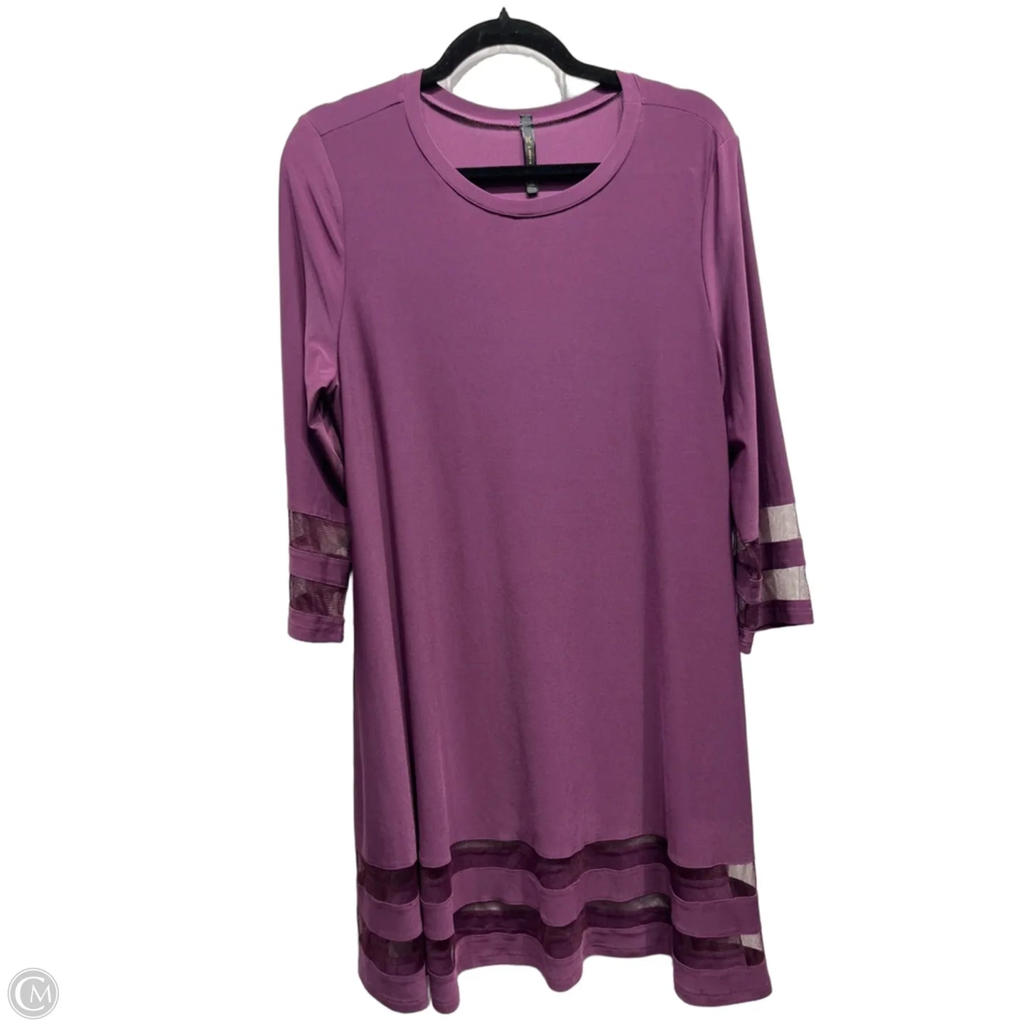 Dress Work By Ic By Connie K In Purple, Size: L