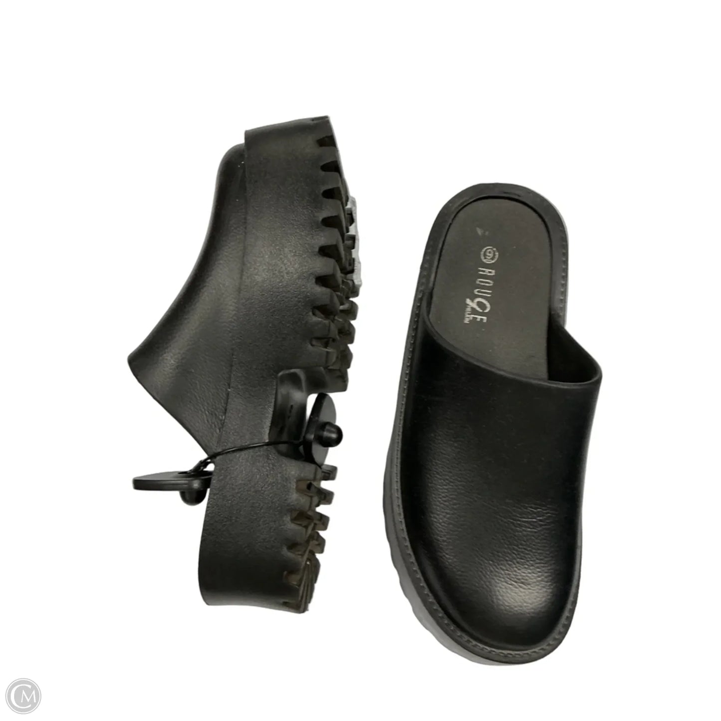 Shoes Flats By Rouge In Black, Size: 9