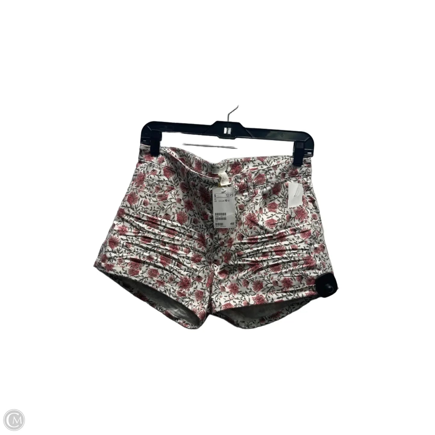 Shorts By H&m In Green & Pink, Size: 10
