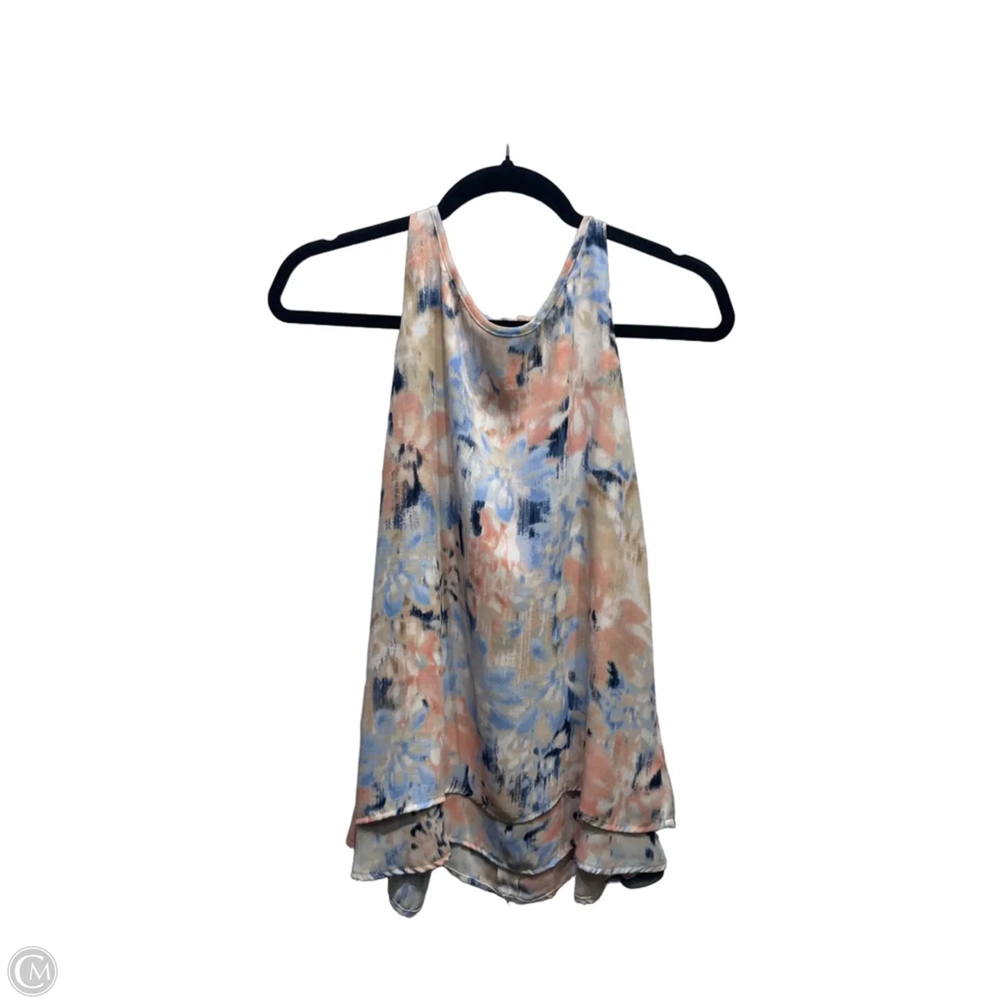 Top Sleeveless By Zac And Rachel In Blue & Orange, Size: S