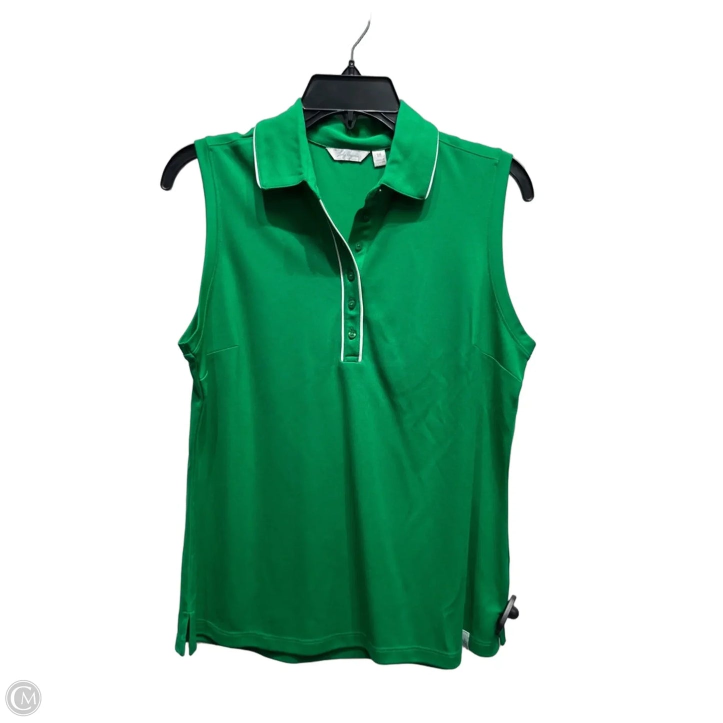 Top Sleeveless By Lady Hagen In Green, Size: M