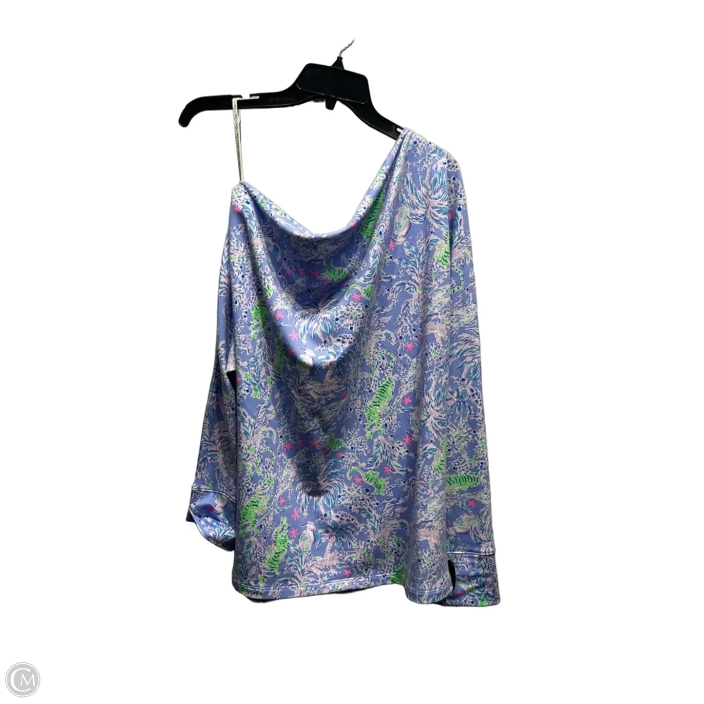 Top Sleeveless Designer By Lilly Pulitzer In Blue & Purple, Size: Xl