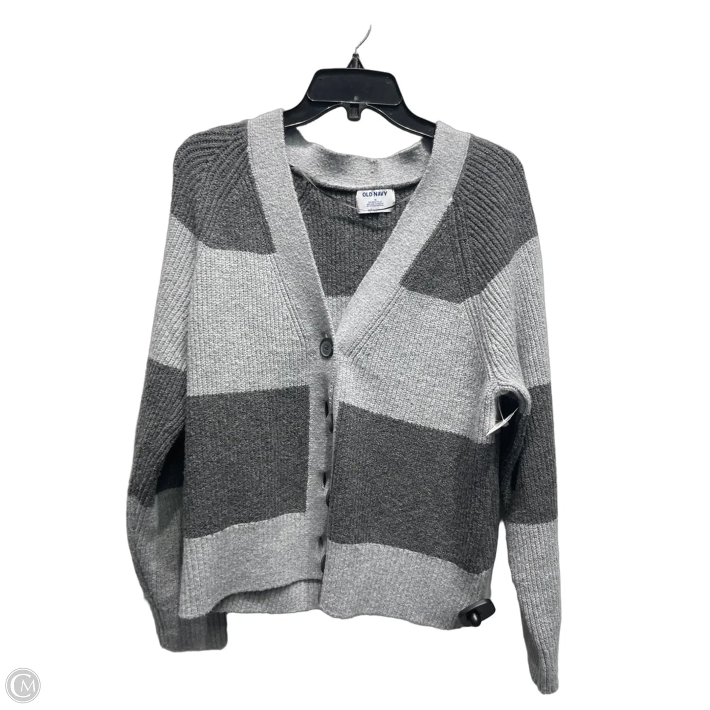 Sweater Cardigan By Old Navy In Grey, Size: M