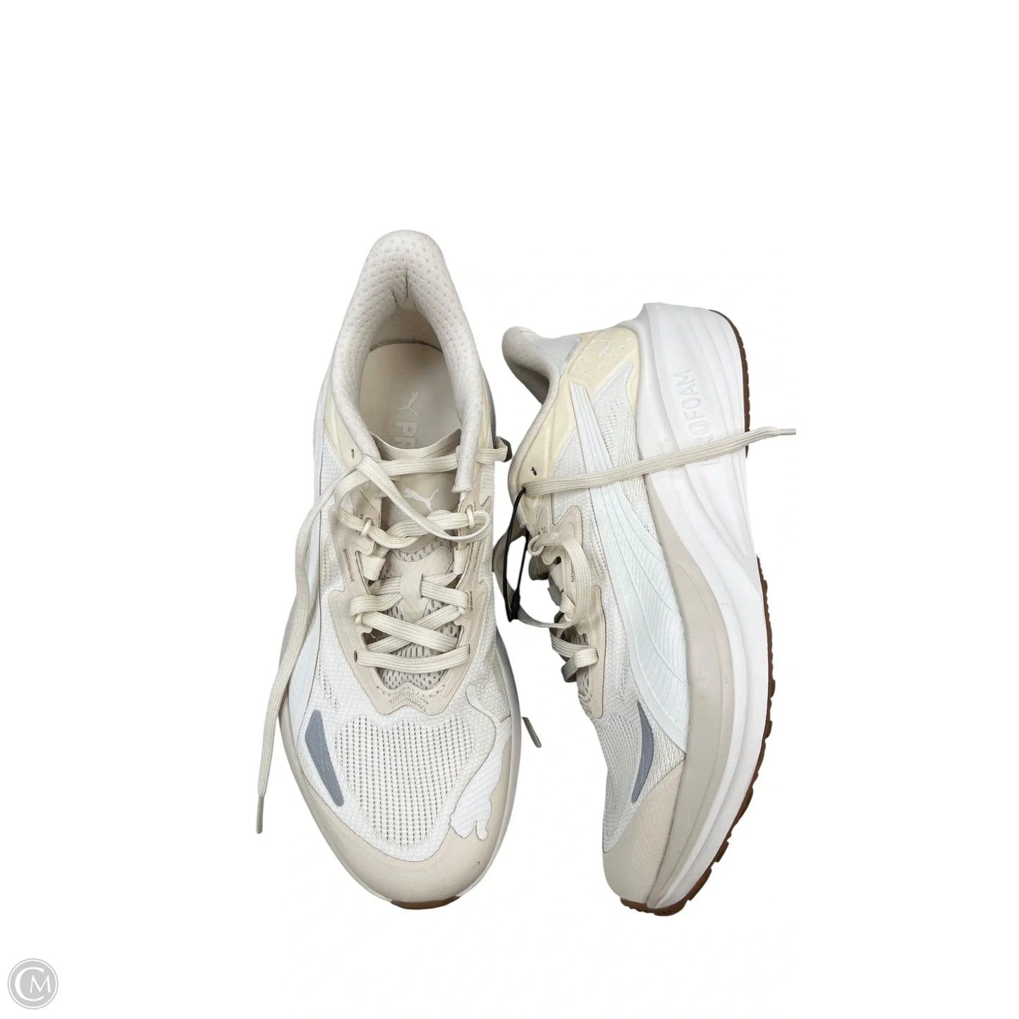 Shoes Athletic By Puma In Cream, Size: 8