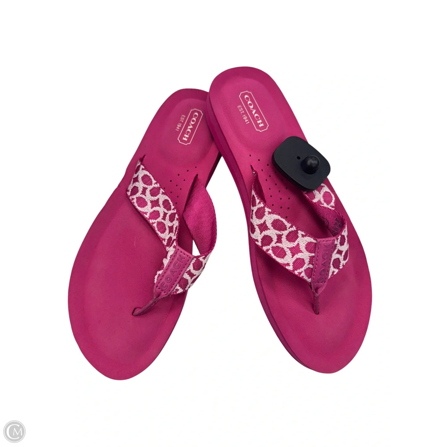 Sandals Designer By Coach In Pink, Size: 8.5