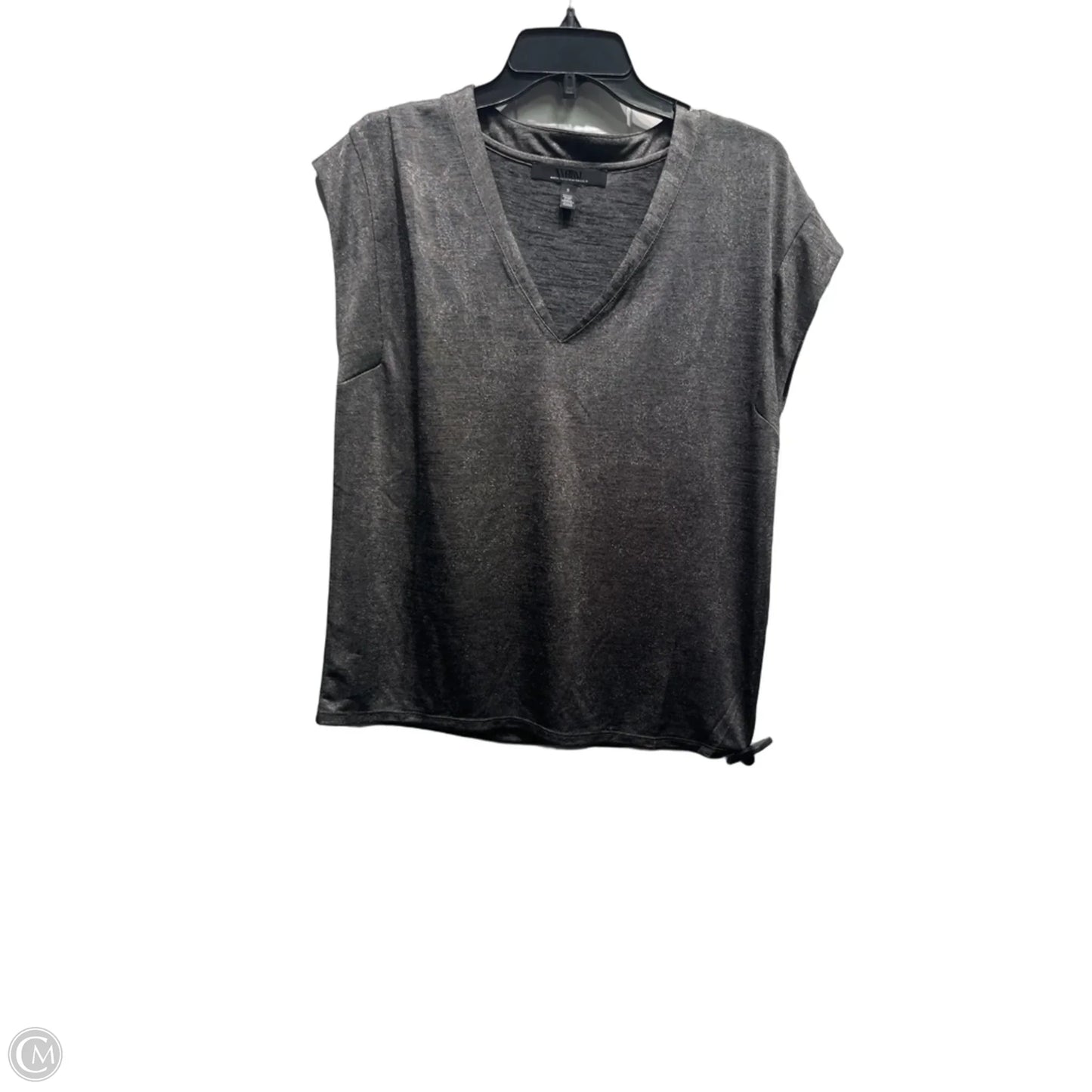Top Short Sleeve By White House Black Market In Grey, Size: S