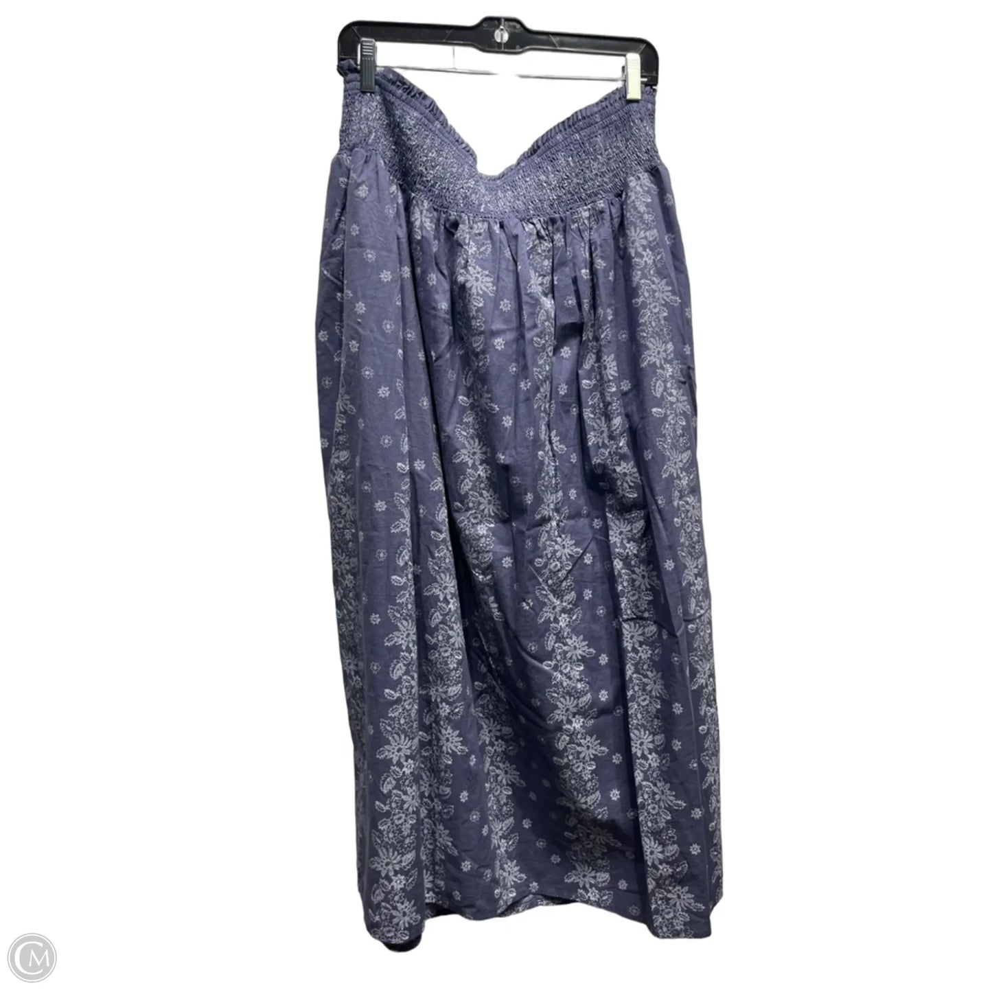 Skirt Maxi By Universal Thread In Blue, Size: Xl