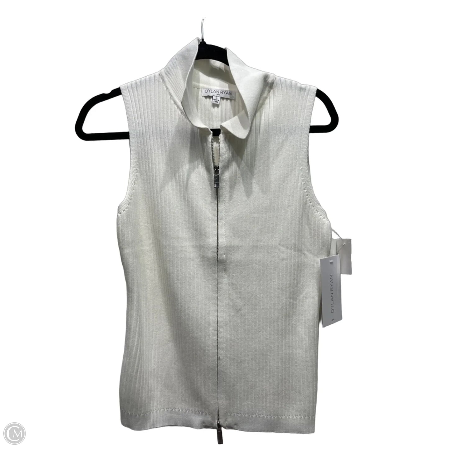 Top Sleeveless By DYLAN RYAN In White, Size: L
