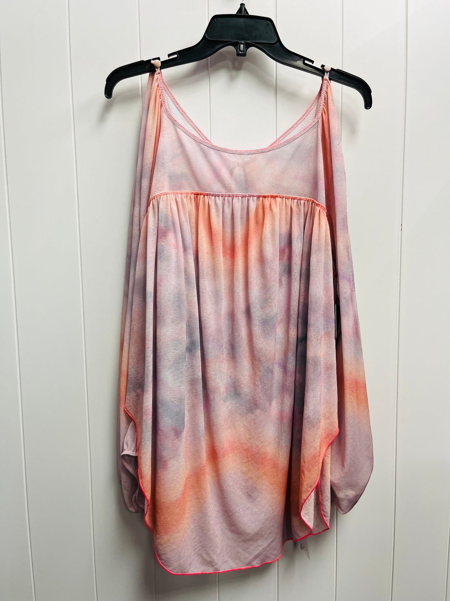 Blouse Long Sleeve By Free People In Pink, Size: S