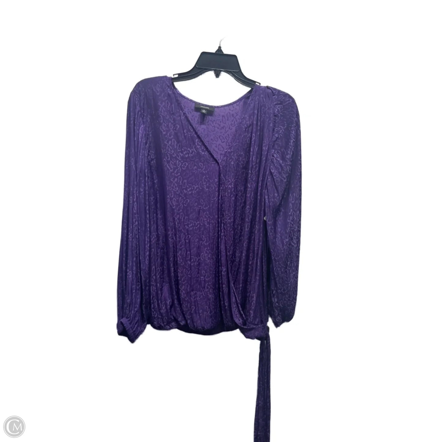 Top Long Sleeve By Alfani In Purple, Size: Xl