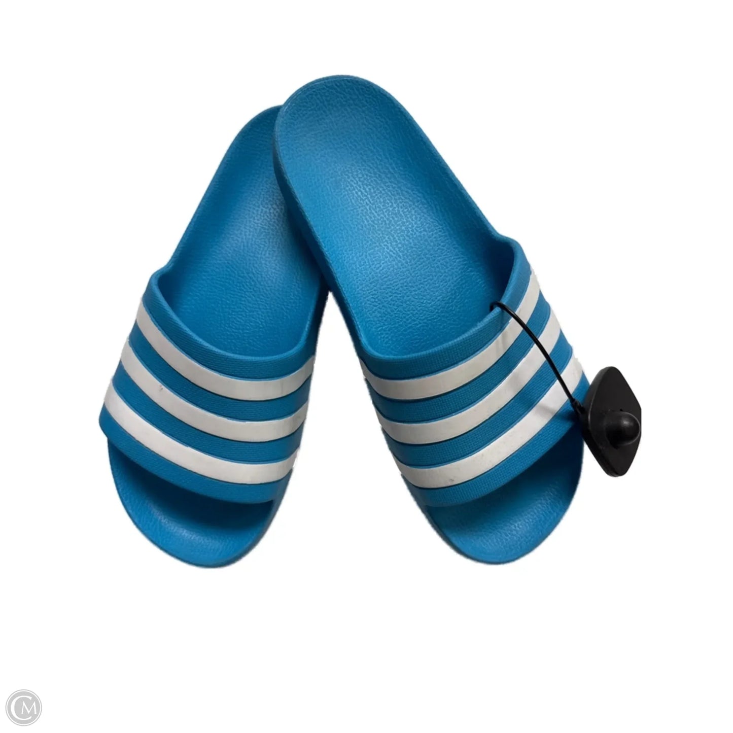 Sandals Flats By Adidas In Blue, Size: 7