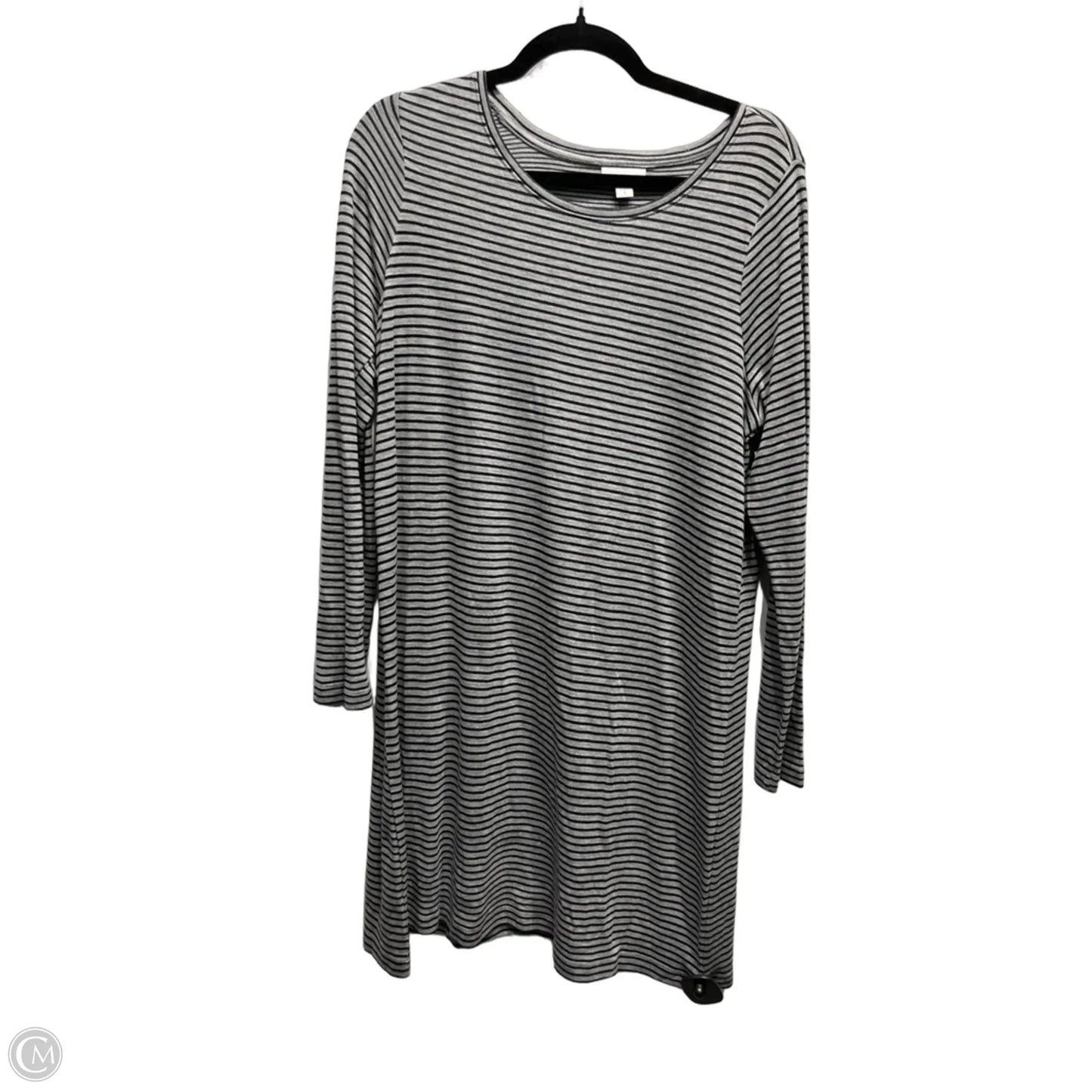 Dress Casual Short By J. Jill In Black & Grey, Size: M