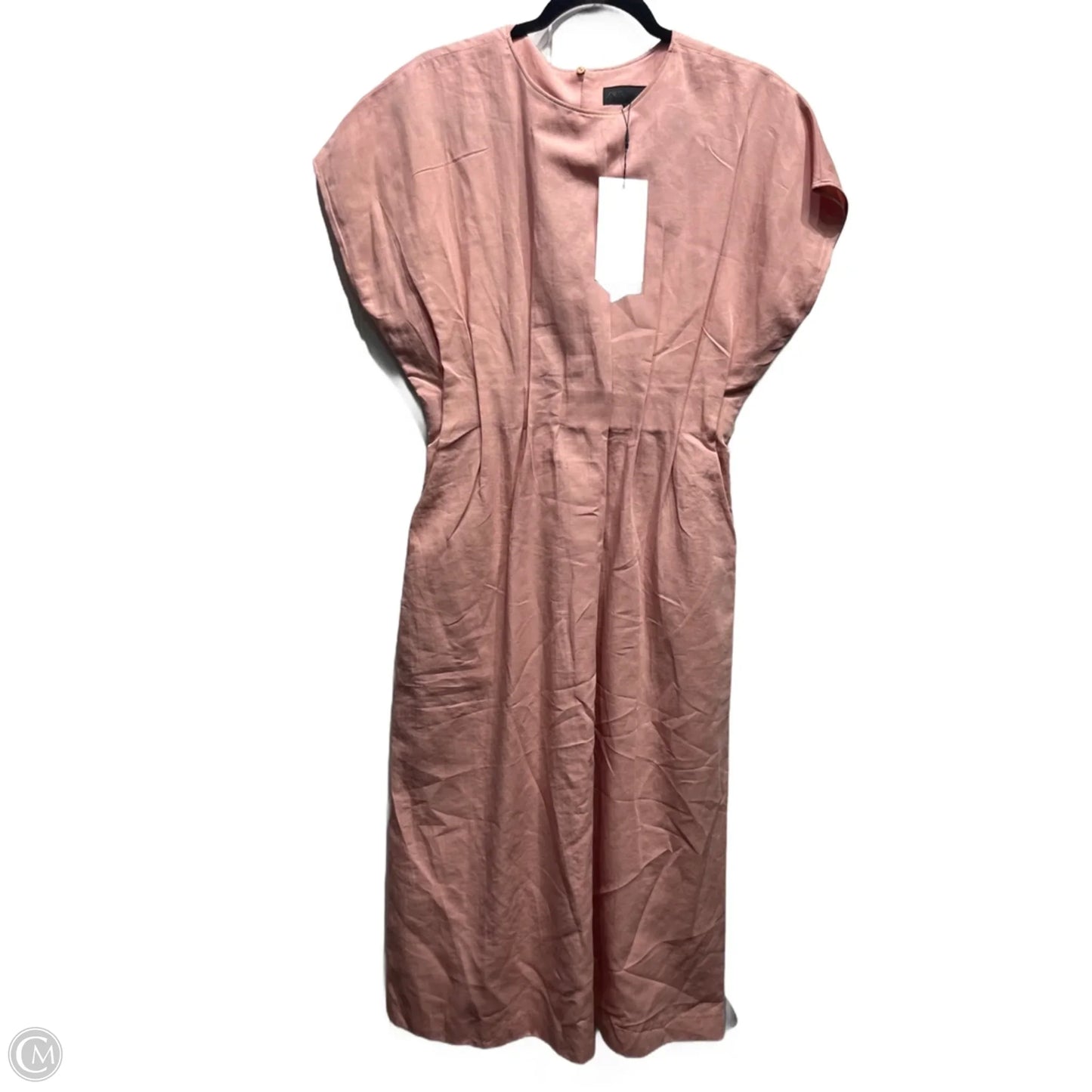 Dress Casual Midi By Zara In Pink, Size: M